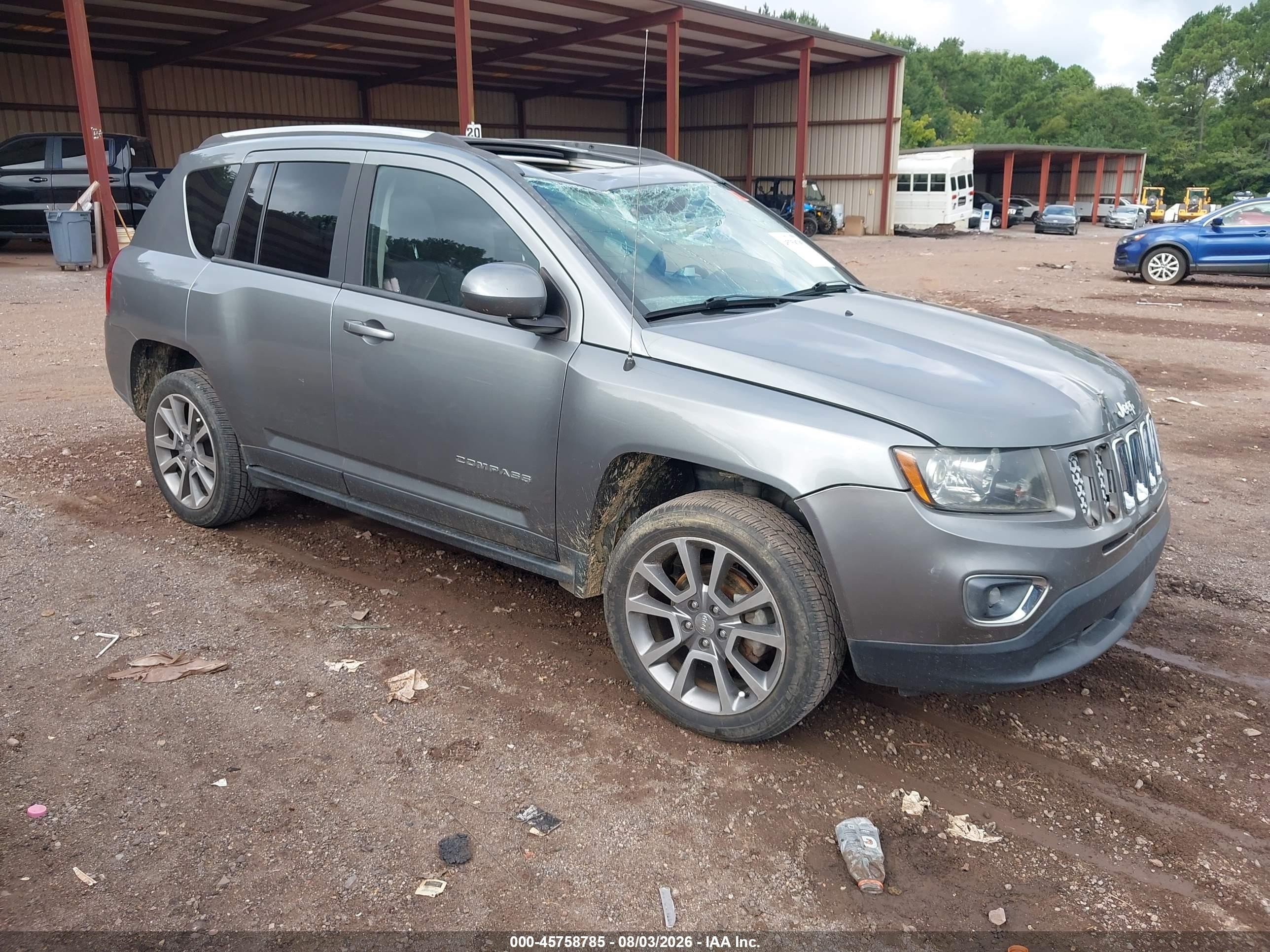 2014 Jeep Compass Limited Silver vin: 1C4NJCCB5ED602331