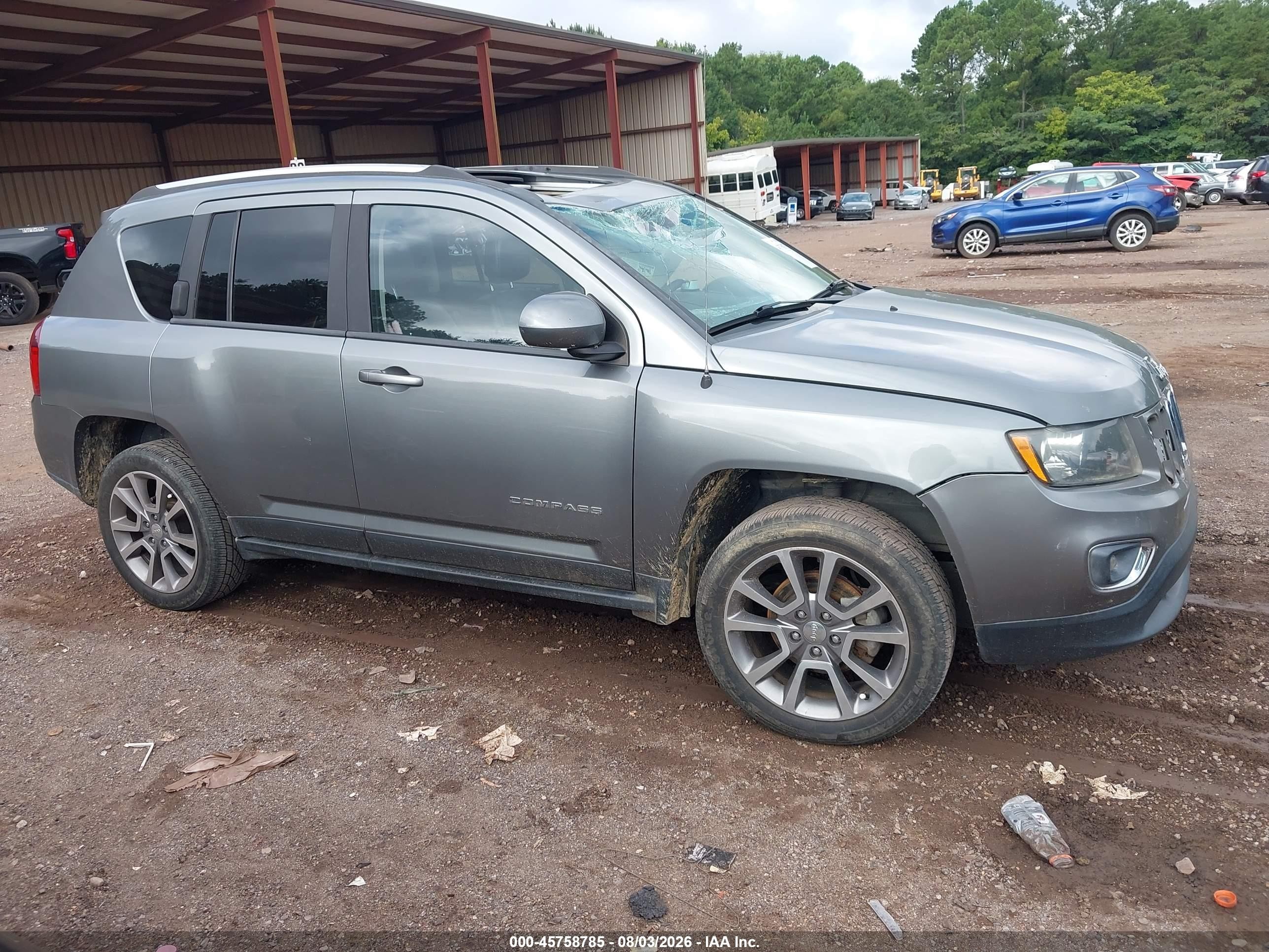 2014 Jeep Compass Limited Silver vin: 1C4NJCCB5ED602331