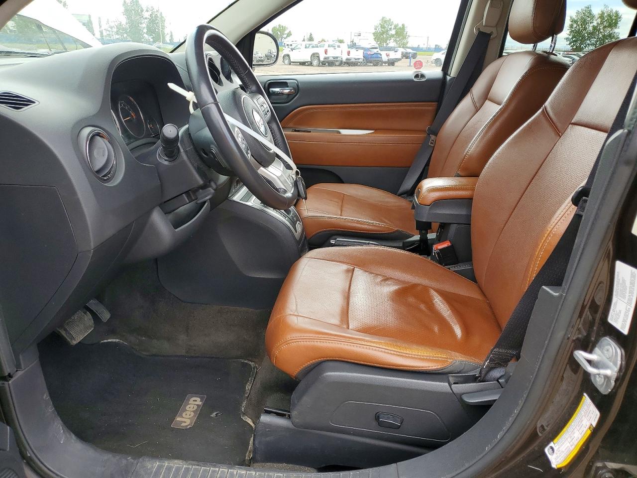 2014 Jeep Compass Limited Черный vin: 1C4NJCCB5ED758384