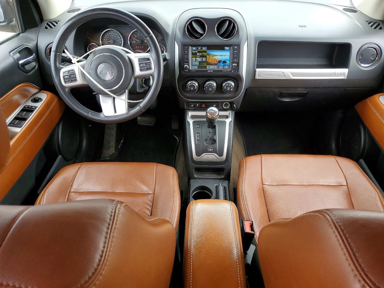 2014 Jeep Compass Limited Черный vin: 1C4NJCCB5ED758384