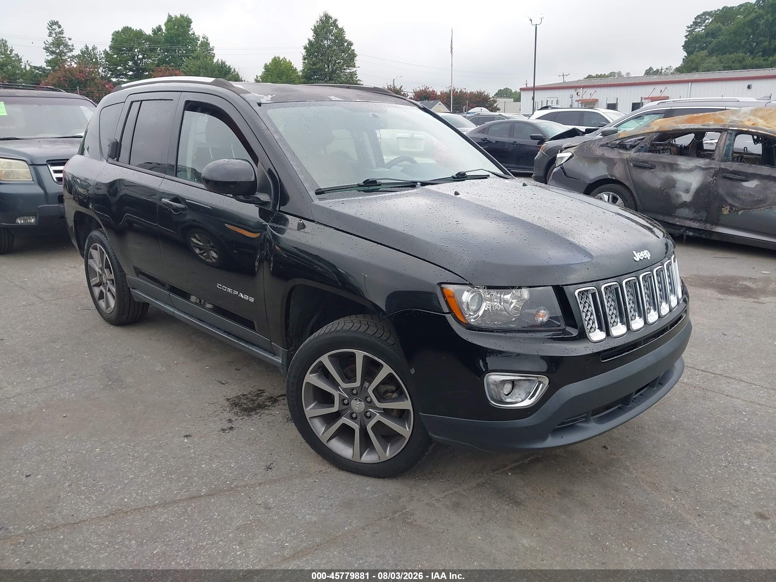 2014 Jeep Compass Limited Black vin: 1C4NJCCB7ED624735