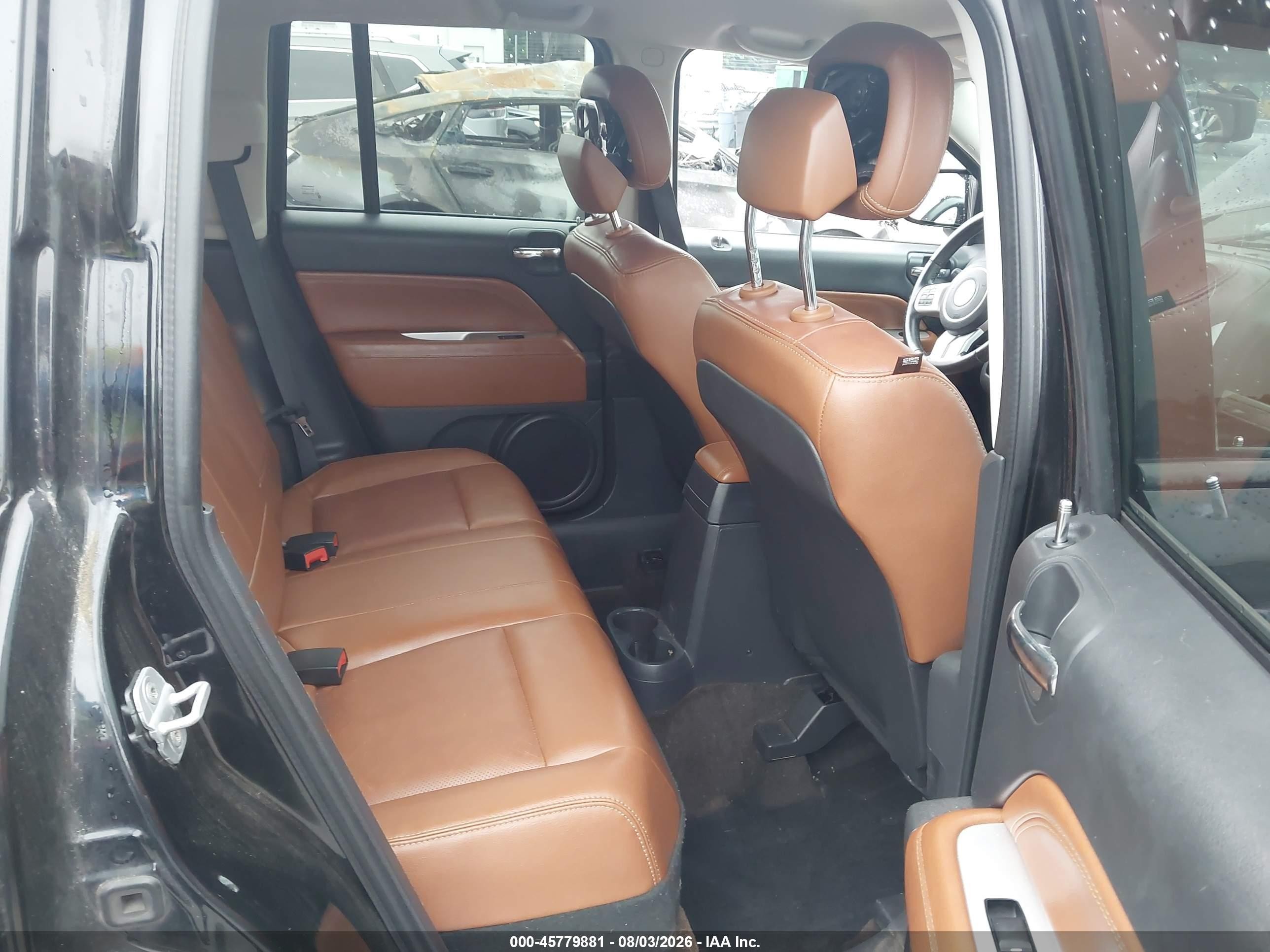 2014 Jeep Compass Limited Black vin: 1C4NJCCB7ED624735