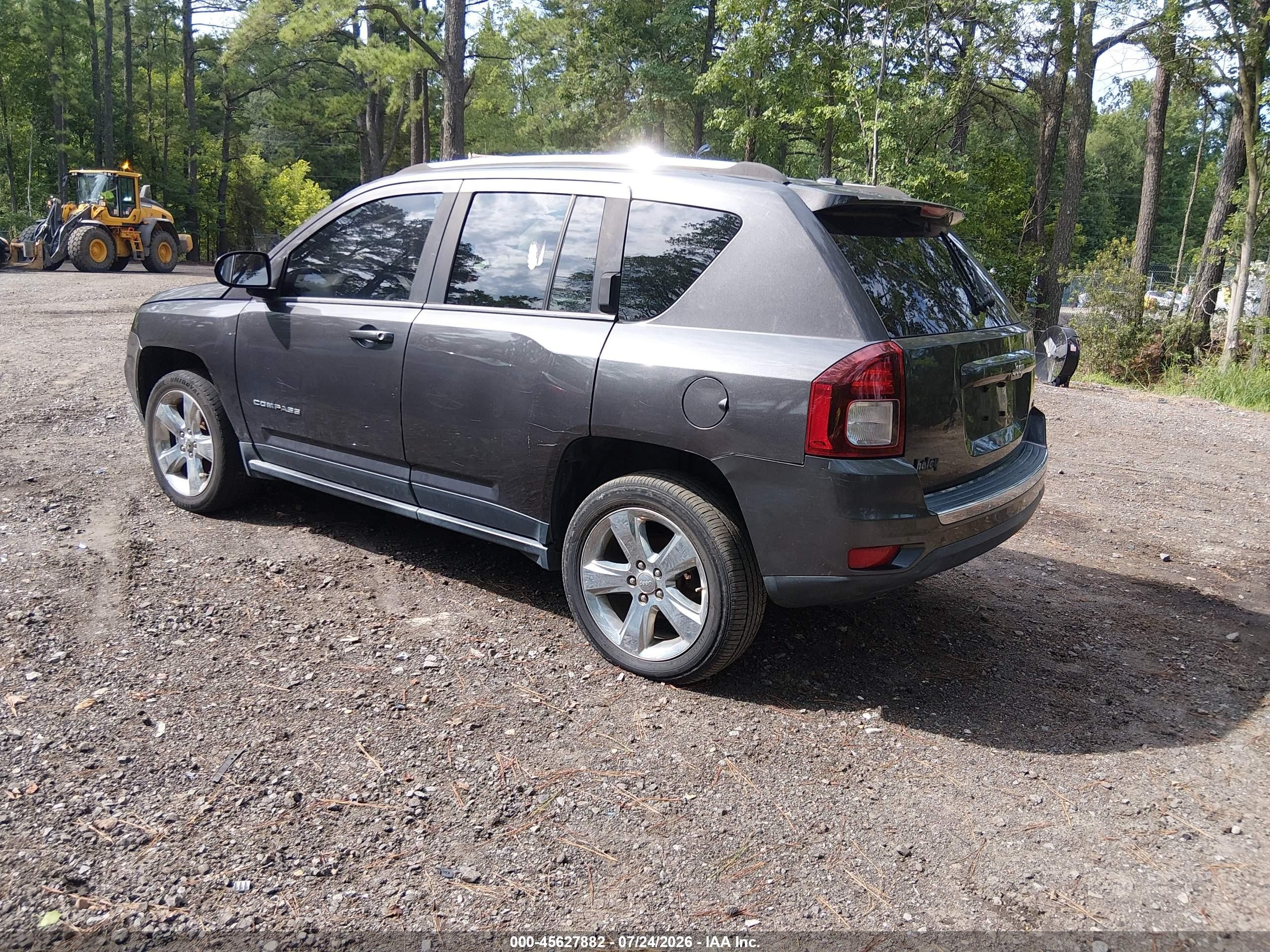 2014 Jeep Compass Limited Серый vin: 1C4NJCCB7ED737536