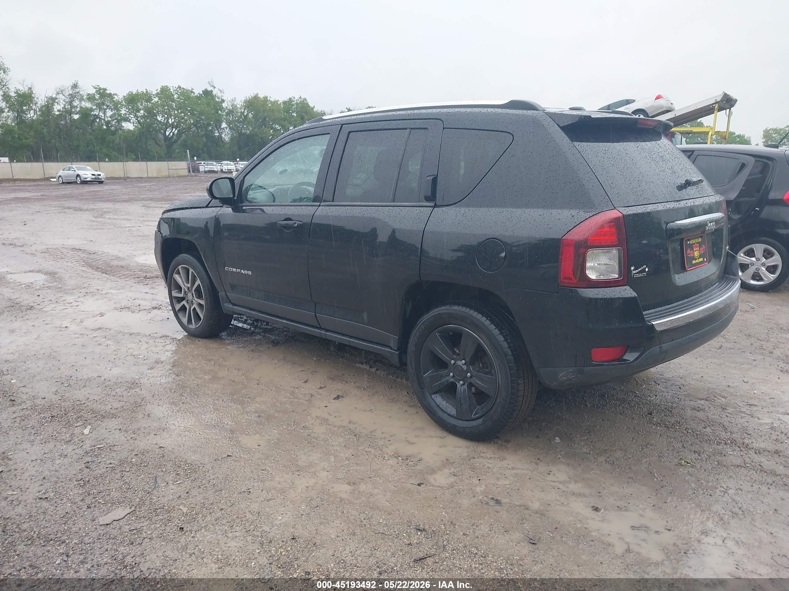 2014 Jeep Compass Limited Black vin: 1C4NJCCB8ED651605