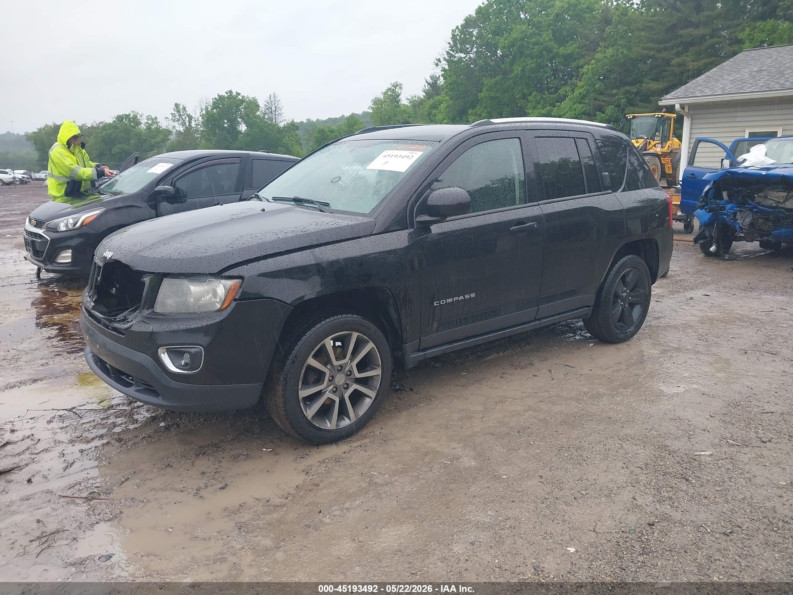 2014 Jeep Compass Limited Black vin: 1C4NJCCB8ED651605