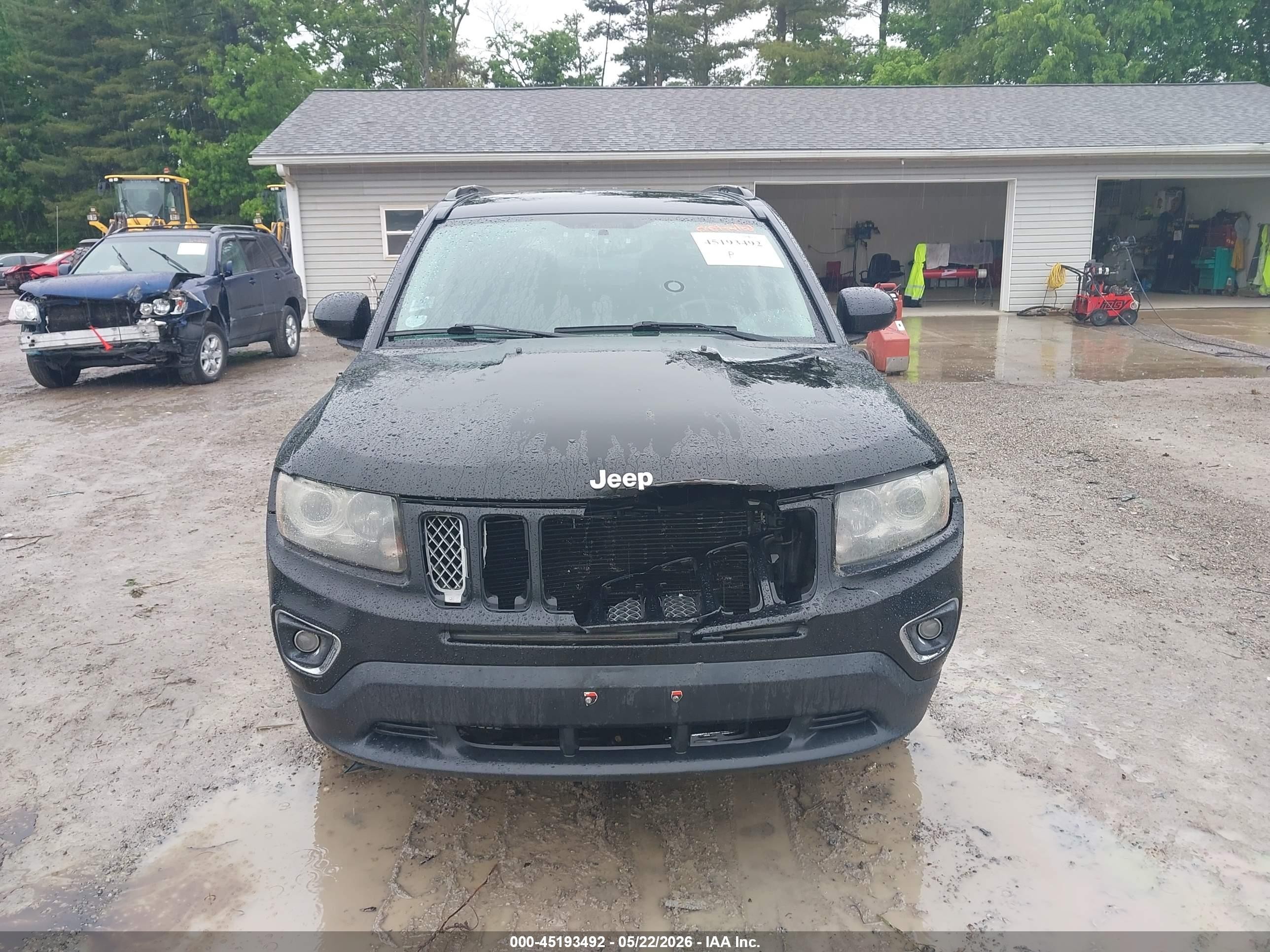 2014 Jeep Compass Limited Black vin: 1C4NJCCB8ED651605