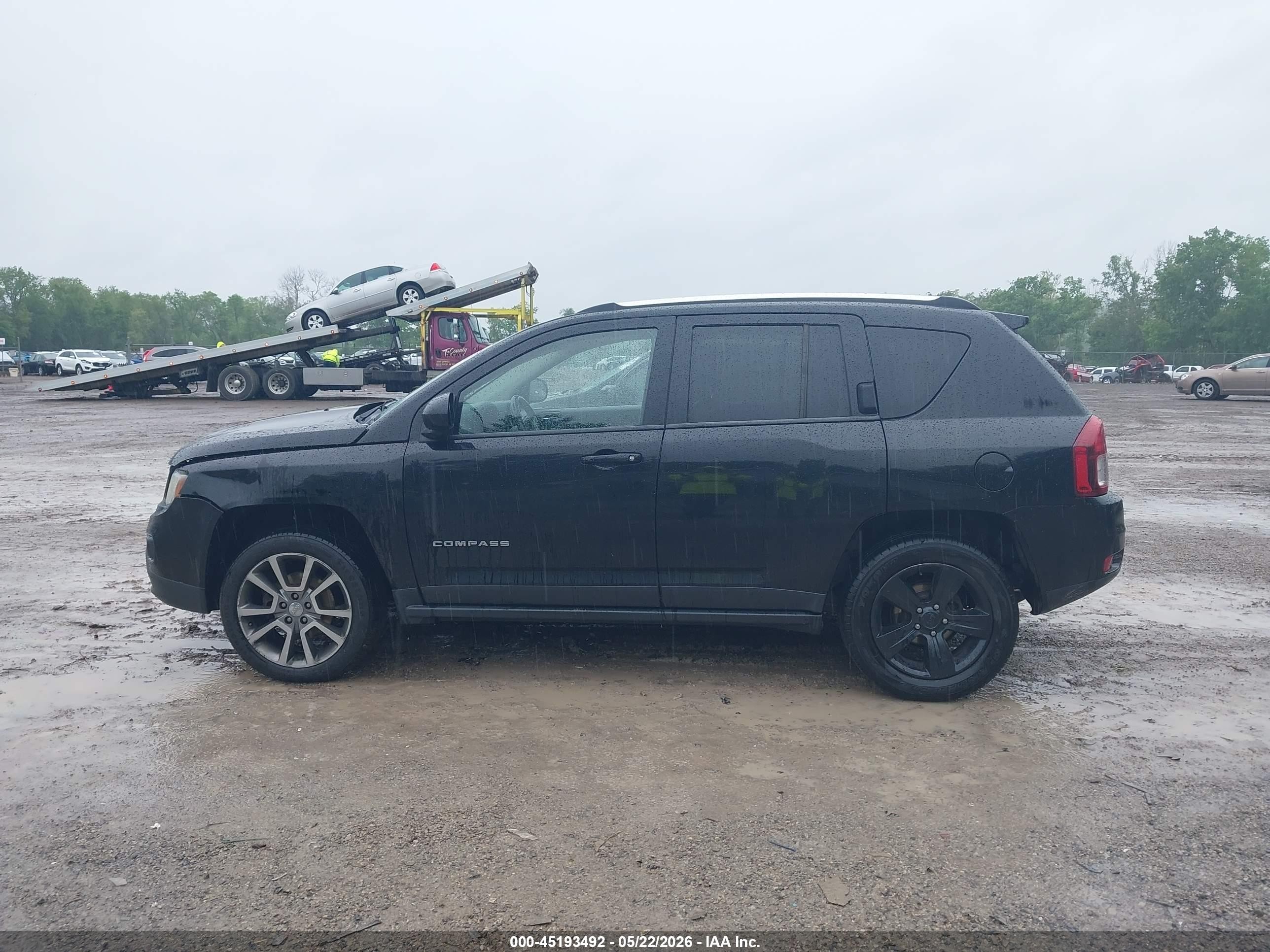 2014 Jeep Compass Limited Black vin: 1C4NJCCB8ED651605
