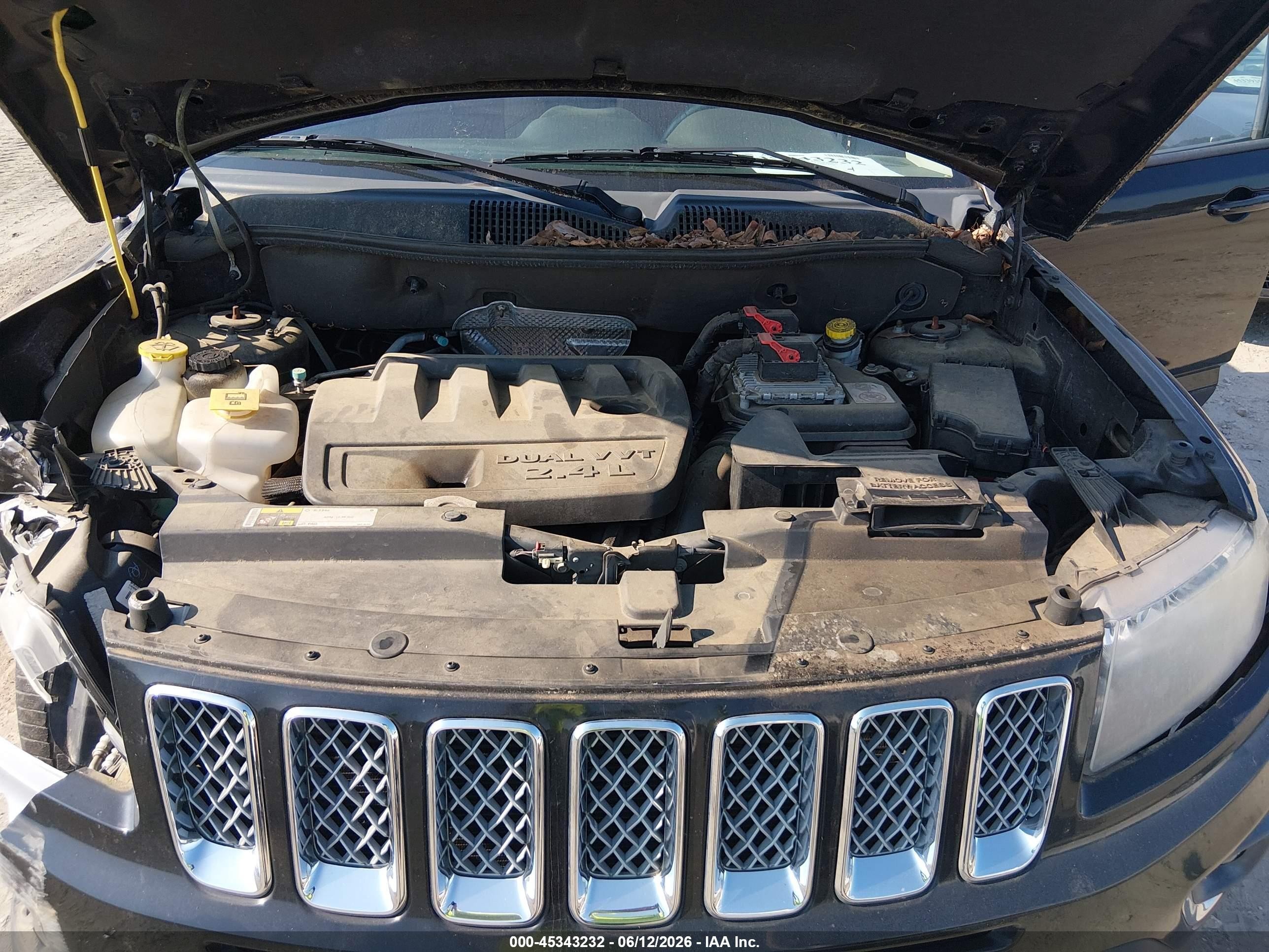 2014 Jeep Compass Limited Черный vin: 1C4NJCCBXED512026
