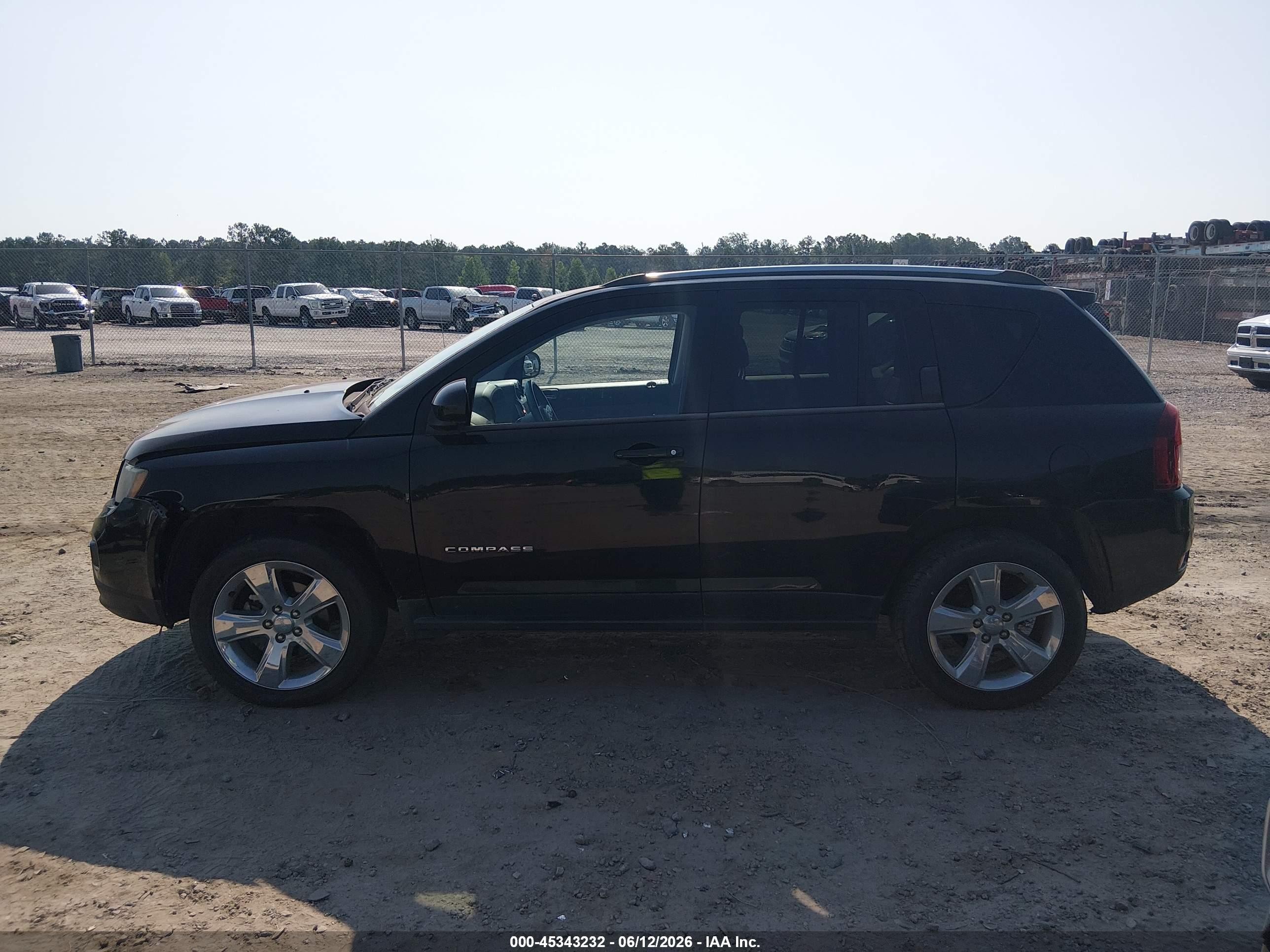 2014 Jeep Compass Limited Черный vin: 1C4NJCCBXED512026