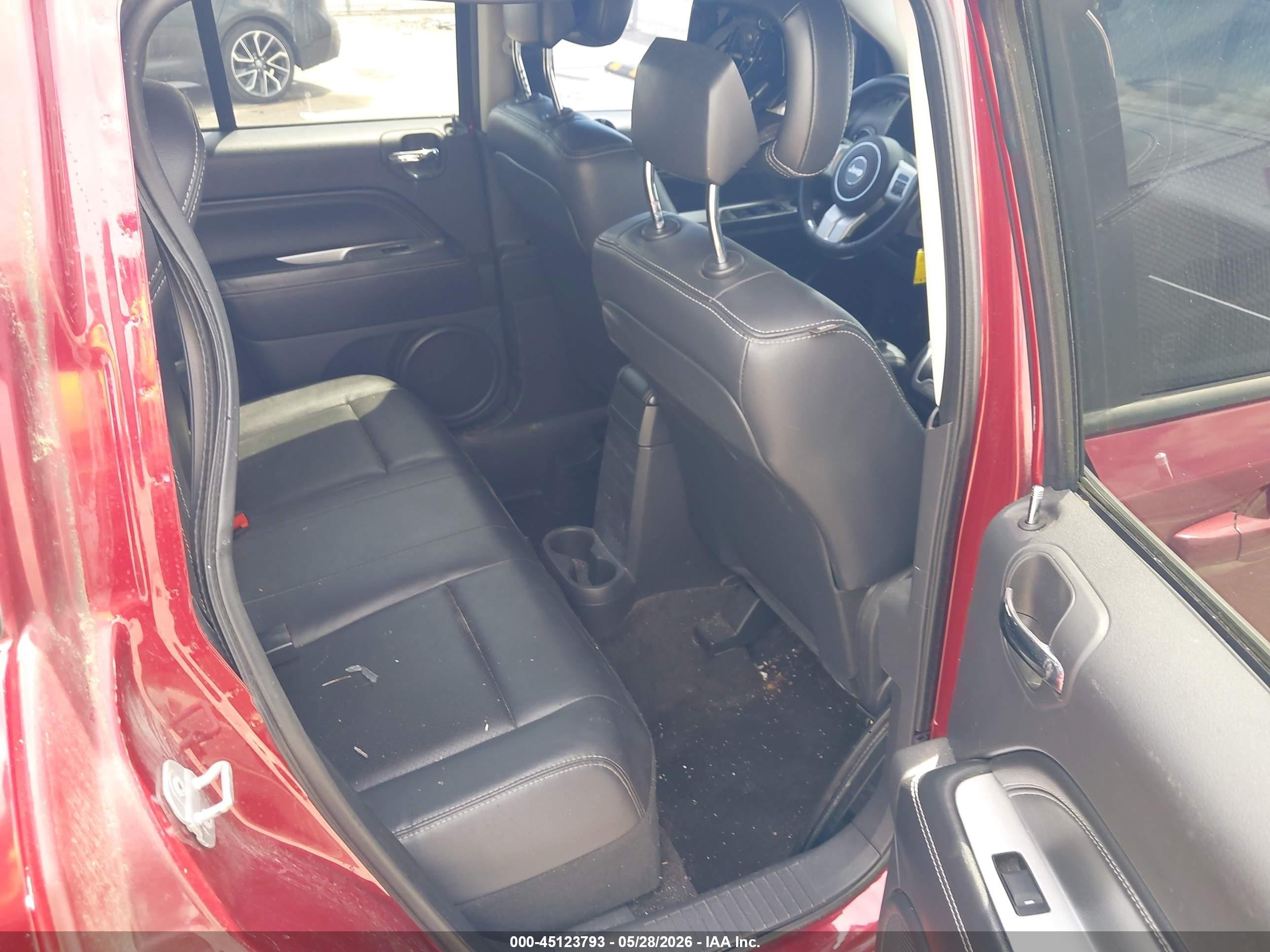 2014 Jeep Compass Limited Red vin: 1C4NJCCBXED789002