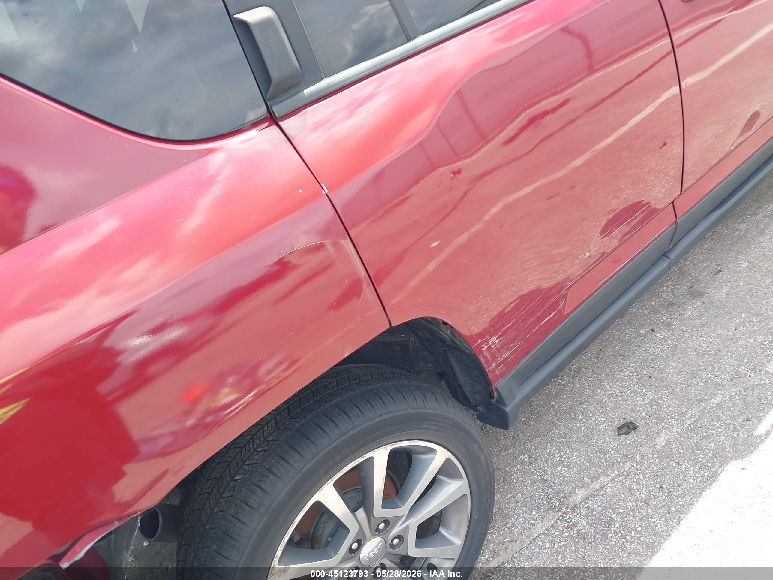 2014 Jeep Compass Limited Red vin: 1C4NJCCBXED789002