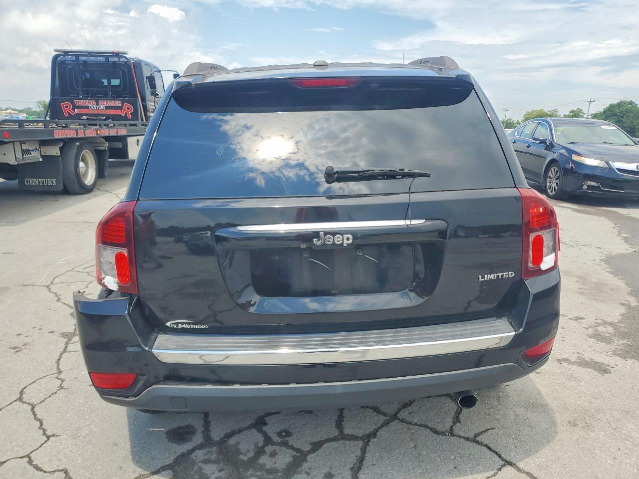 2015 Jeep Compass Limited Black vin: 1C4NJCCBXFD156369