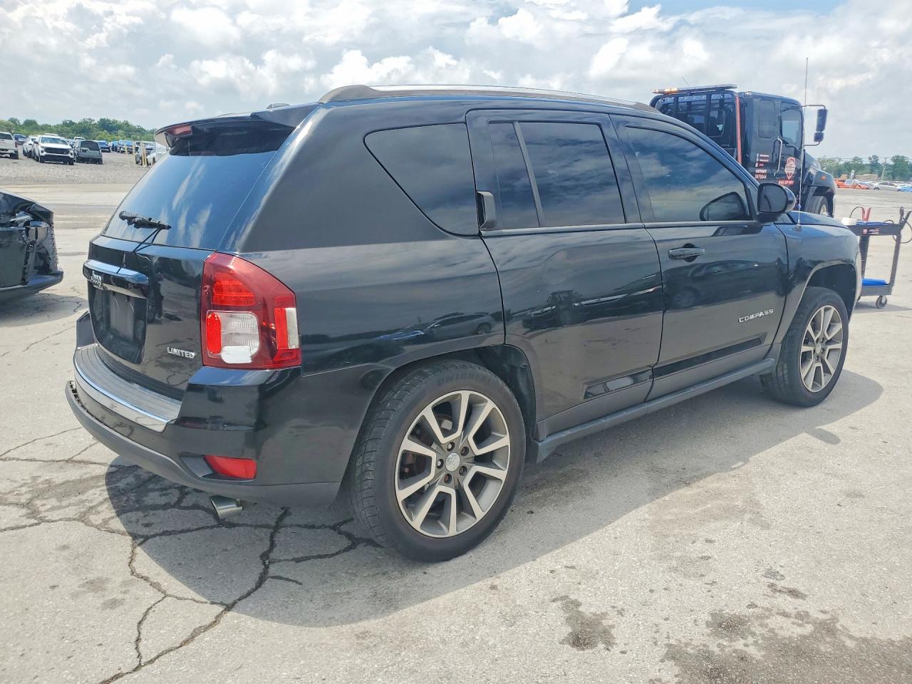 2015 Jeep Compass Limited Black vin: 1C4NJCCBXFD156369