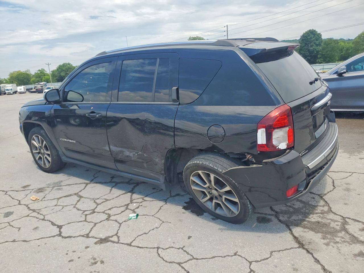 2015 Jeep Compass Limited Black vin: 1C4NJCCBXFD156369