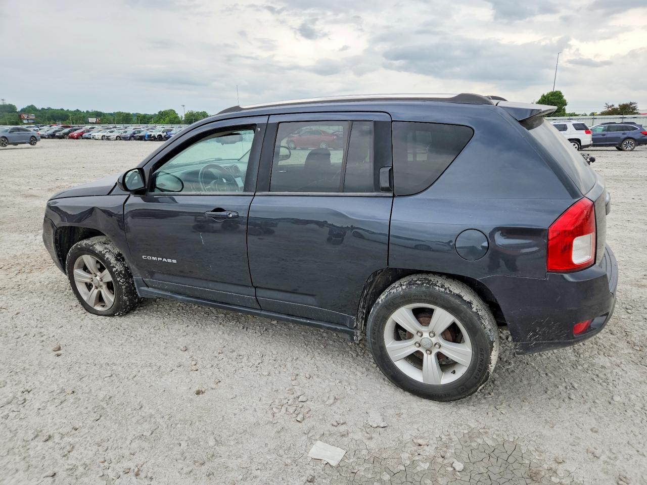 2014 Jeep Compass Latitude Gray vin: 1C4NJCEA0ED715186