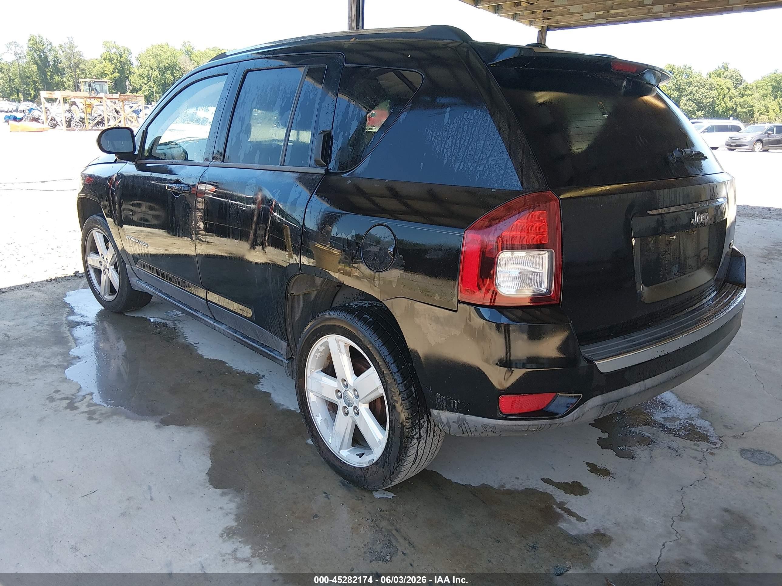 2014 Jeep Compass High Altitude Black vin: 1C4NJCEA0ED757731