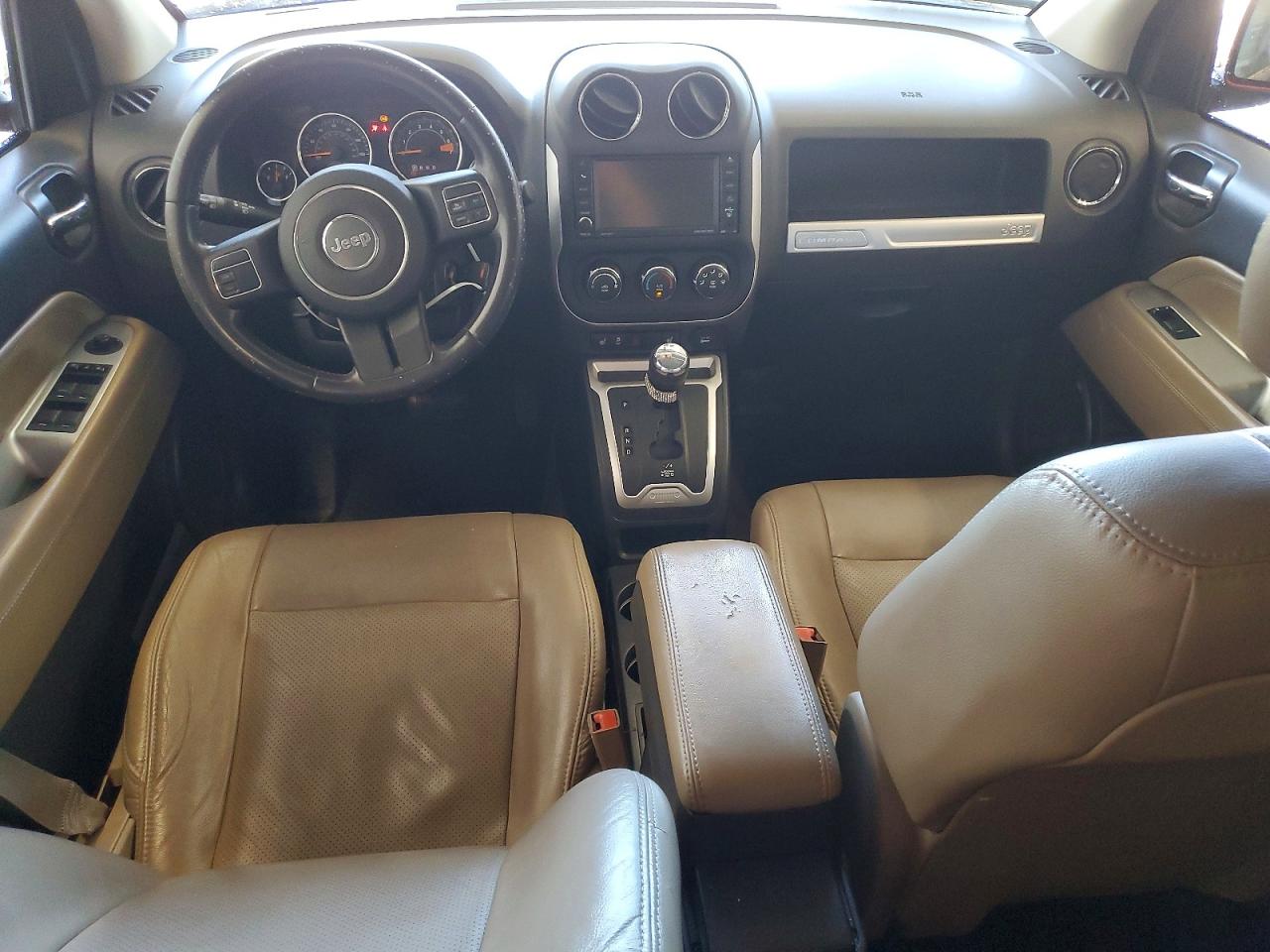 2014 Jeep Compass Latitude Red vin: 1C4NJCEA0ED821413