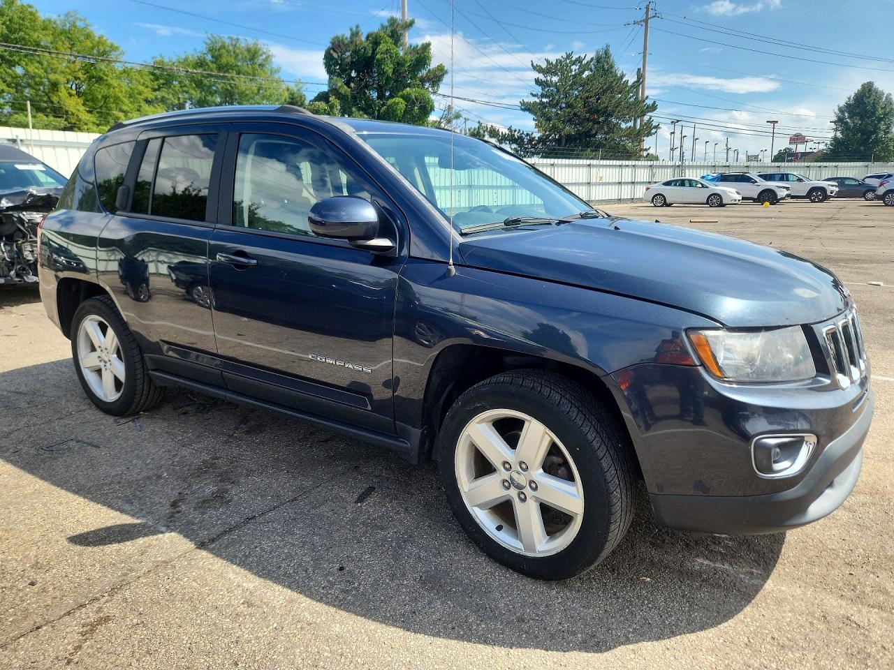 2014 Jeep Compass Latitude Black vin: 1C4NJCEA0ED889159