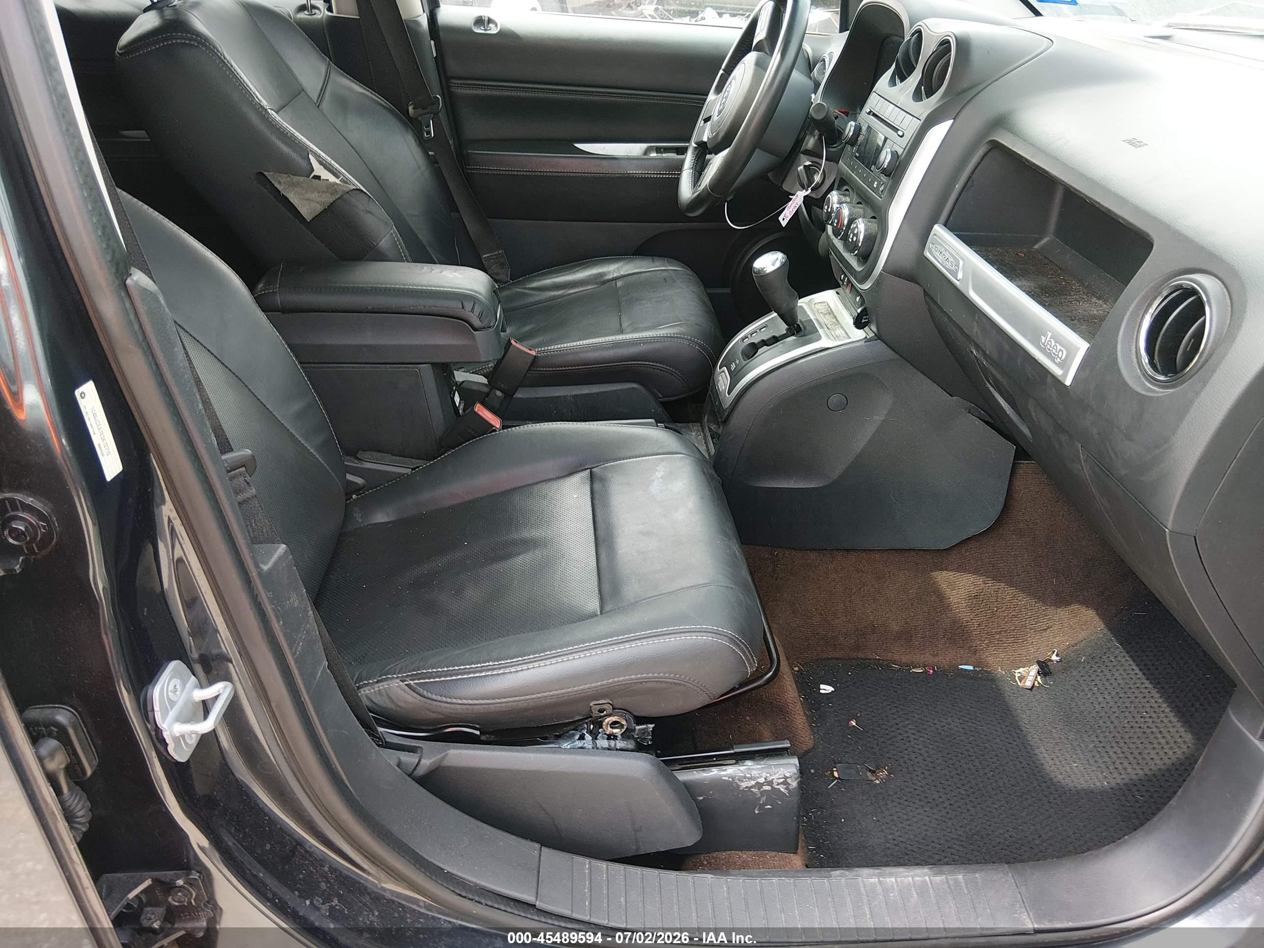 2014 Jeep Compass High Altitude Blue vin: 1C4NJCEA1ED672719
