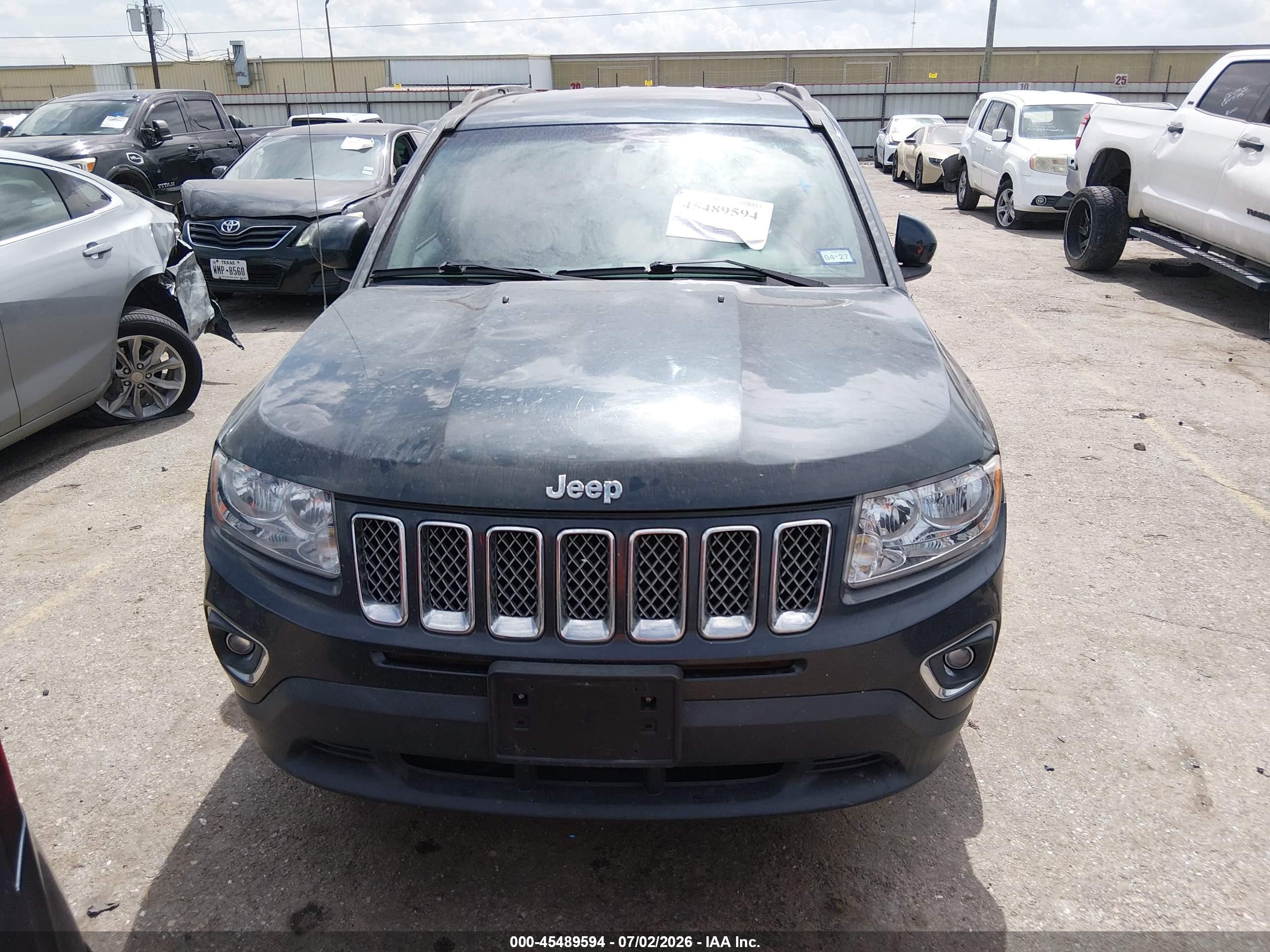 2014 Jeep Compass High Altitude Blue vin: 1C4NJCEA1ED672719