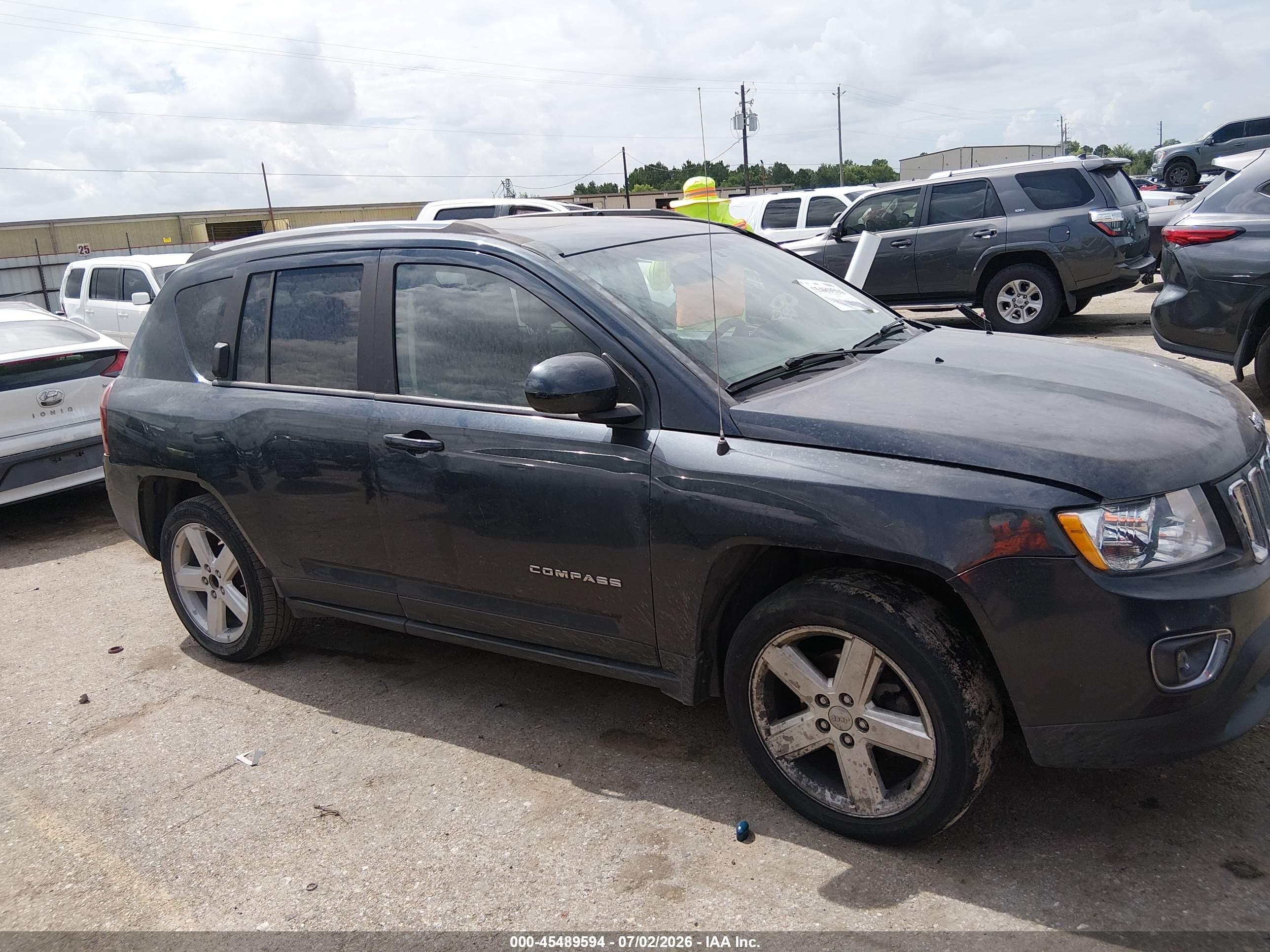 2014 Jeep Compass High Altitude Blue vin: 1C4NJCEA1ED672719