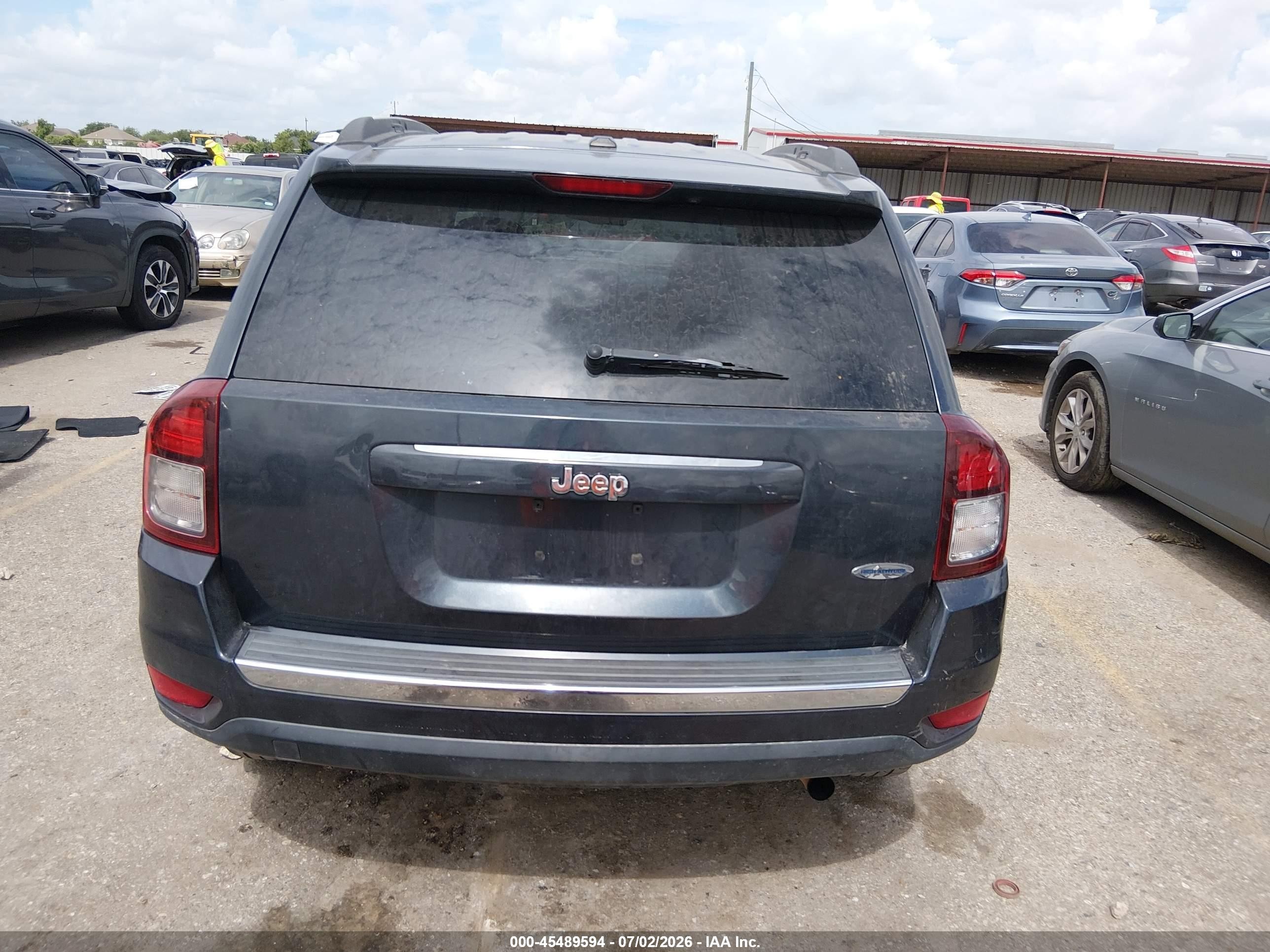 2014 Jeep Compass High Altitude Blue vin: 1C4NJCEA1ED672719