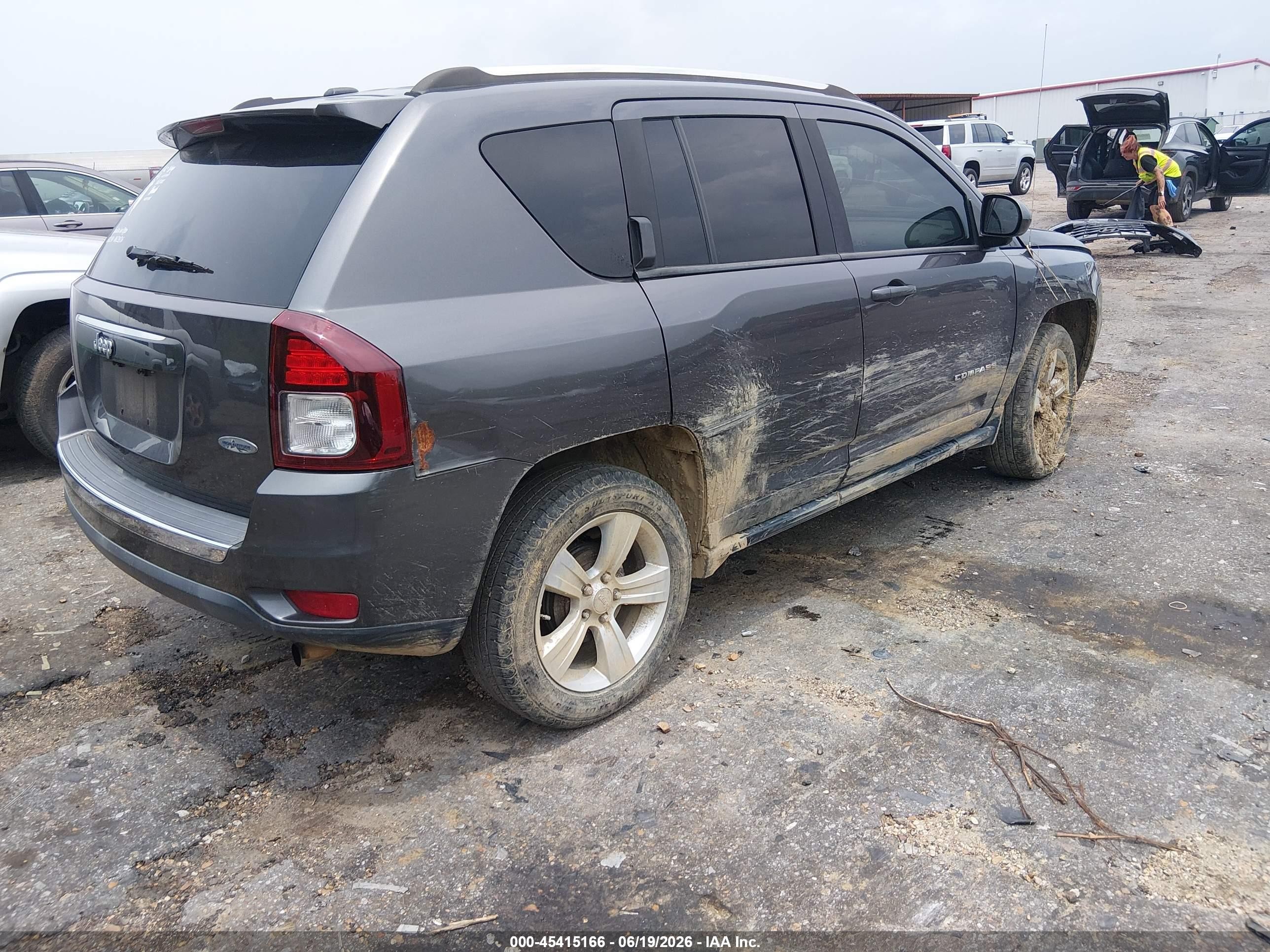 2015 Jeep Compass High Altitude Edition Gray vin: 1C4NJCEA1FD264531