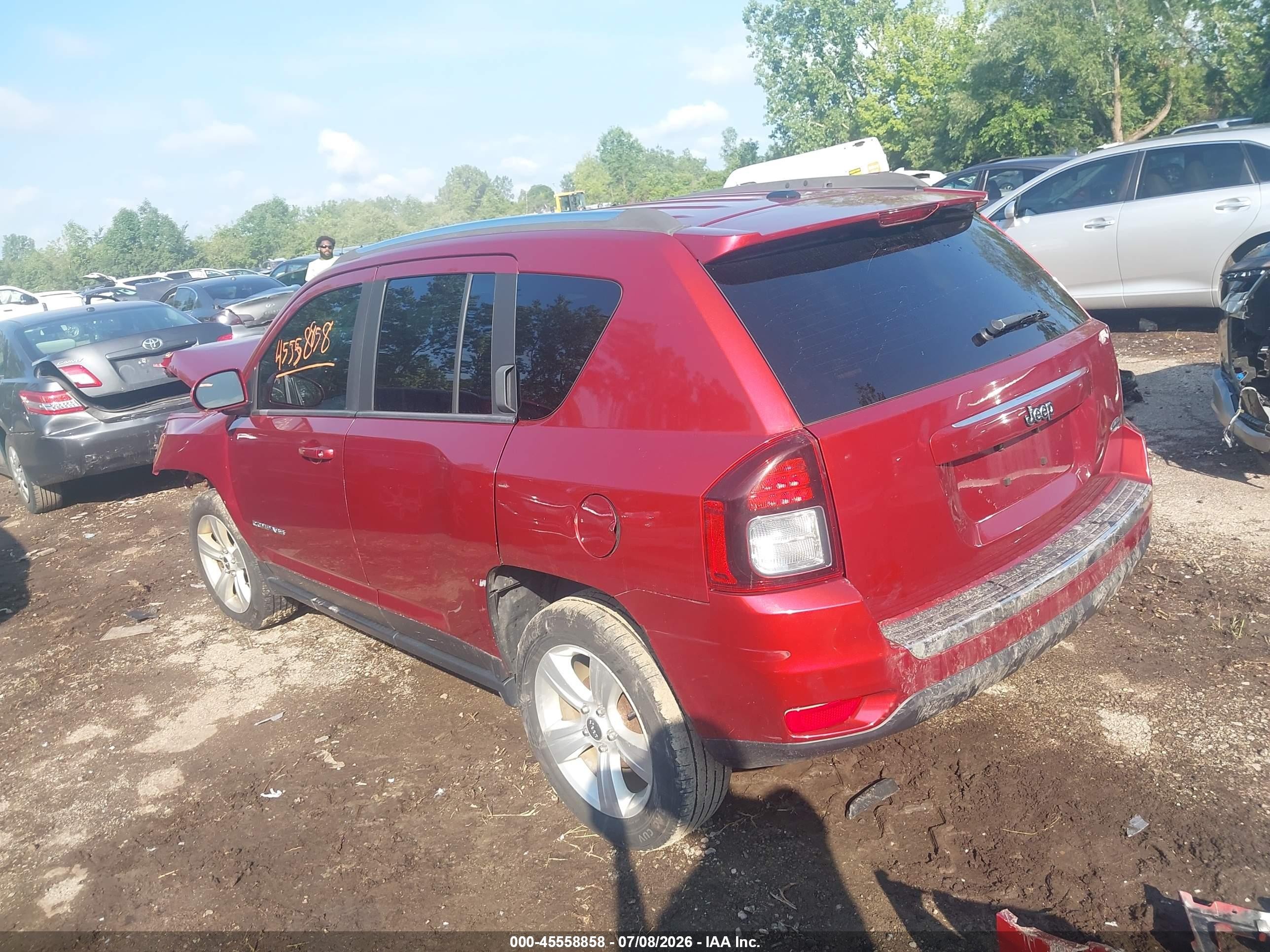 2015 Jeep Compass High Altitude Edition Red vin: 1C4NJCEA1FD400494