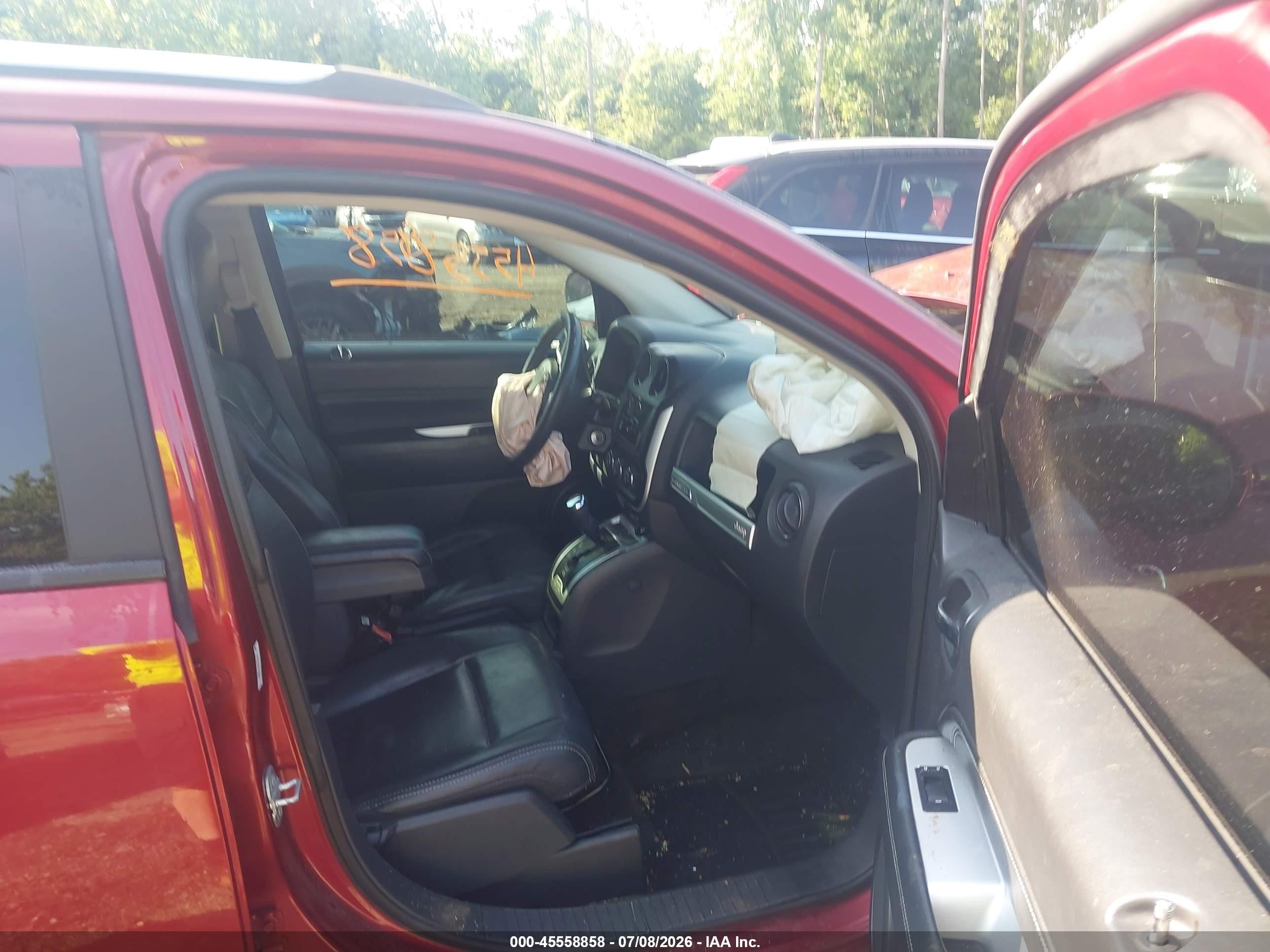 2015 Jeep Compass High Altitude Edition Red vin: 1C4NJCEA1FD400494