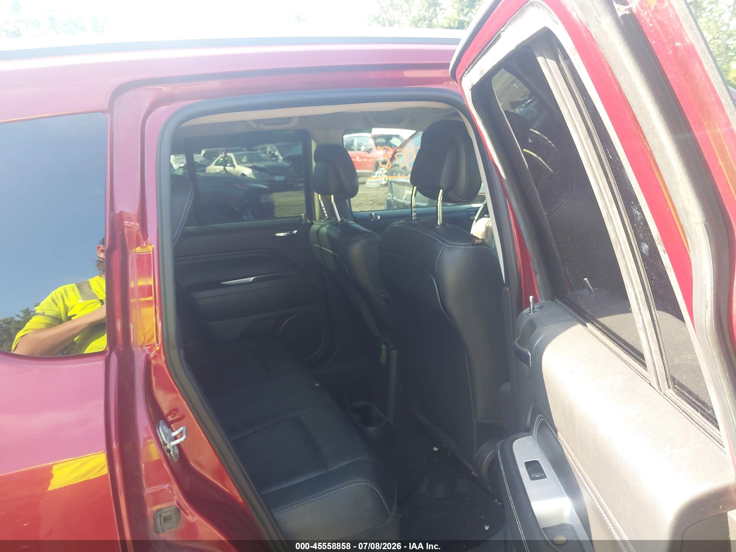 2015 Jeep Compass High Altitude Edition Red vin: 1C4NJCEA1FD400494