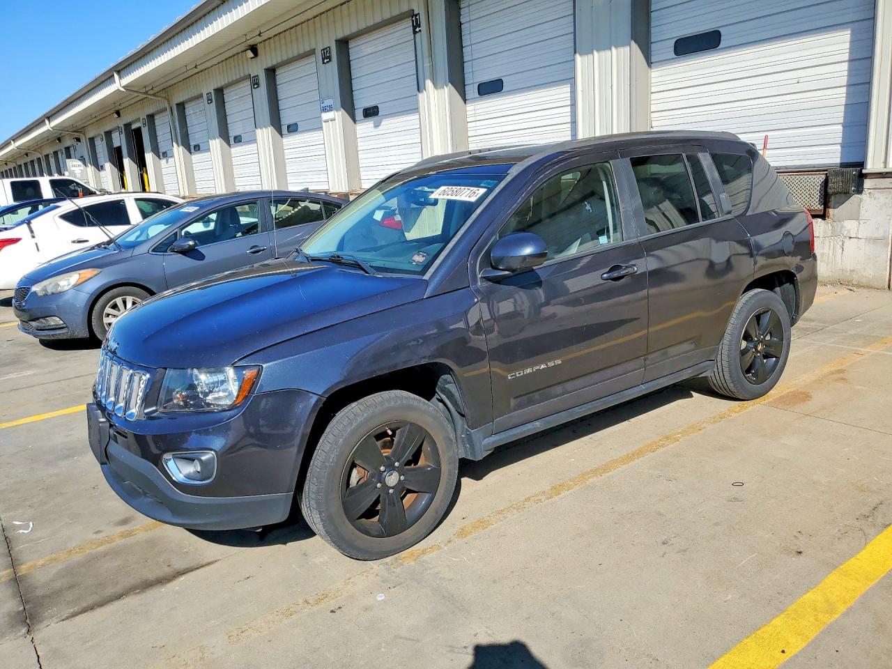 2015 Jeep Compass Latitude Gray vin: 1C4NJCEA2FD111205