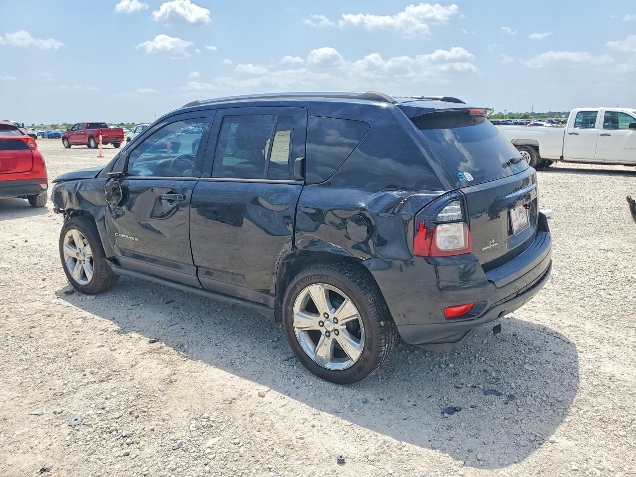 2014 Jeep Compass Latitude Черный vin: 1C4NJCEA3ED648373
