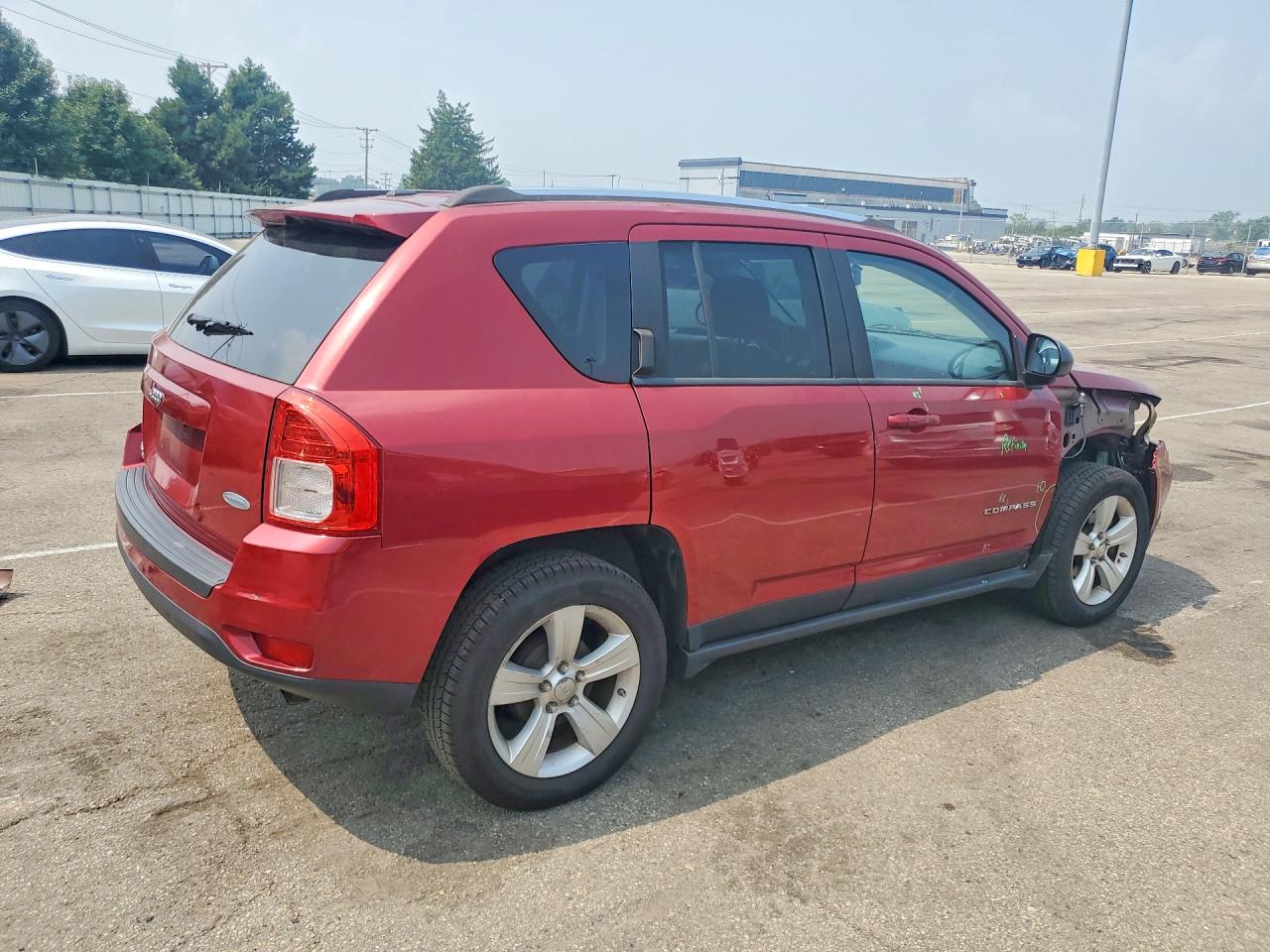 2012 Jeep Compass Latitude Maroon vin: 1C4NJCEA4CD634494