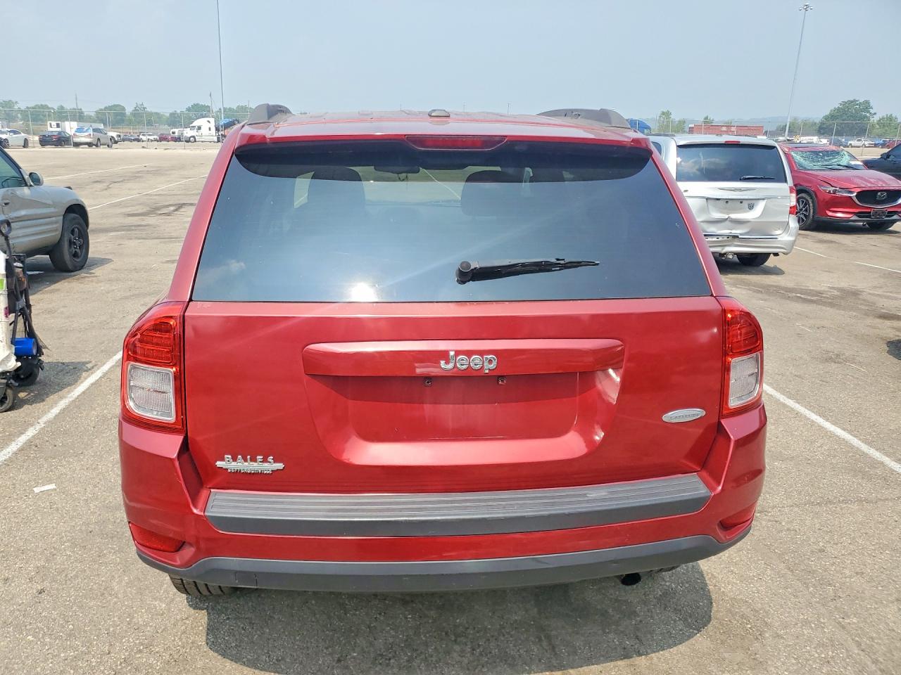 2012 Jeep Compass Latitude Maroon vin: 1C4NJCEA4CD634494