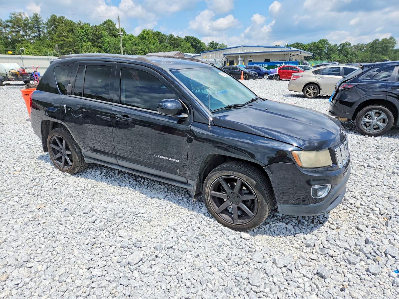 2014 Jeep Compass Latitude Black vin: 1C4NJCEA4ED785693