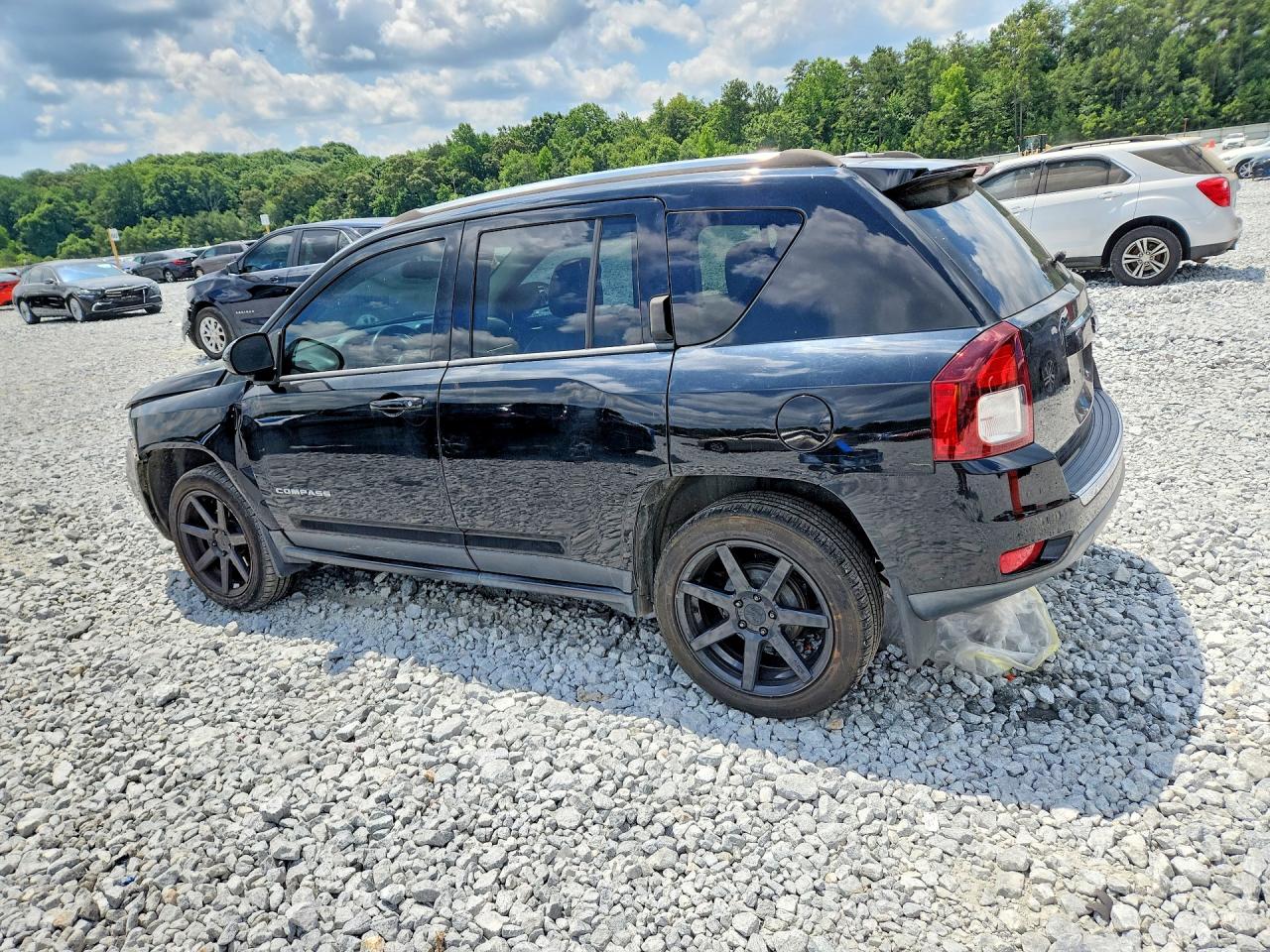 2014 Jeep Compass Latitude Black vin: 1C4NJCEA4ED785693