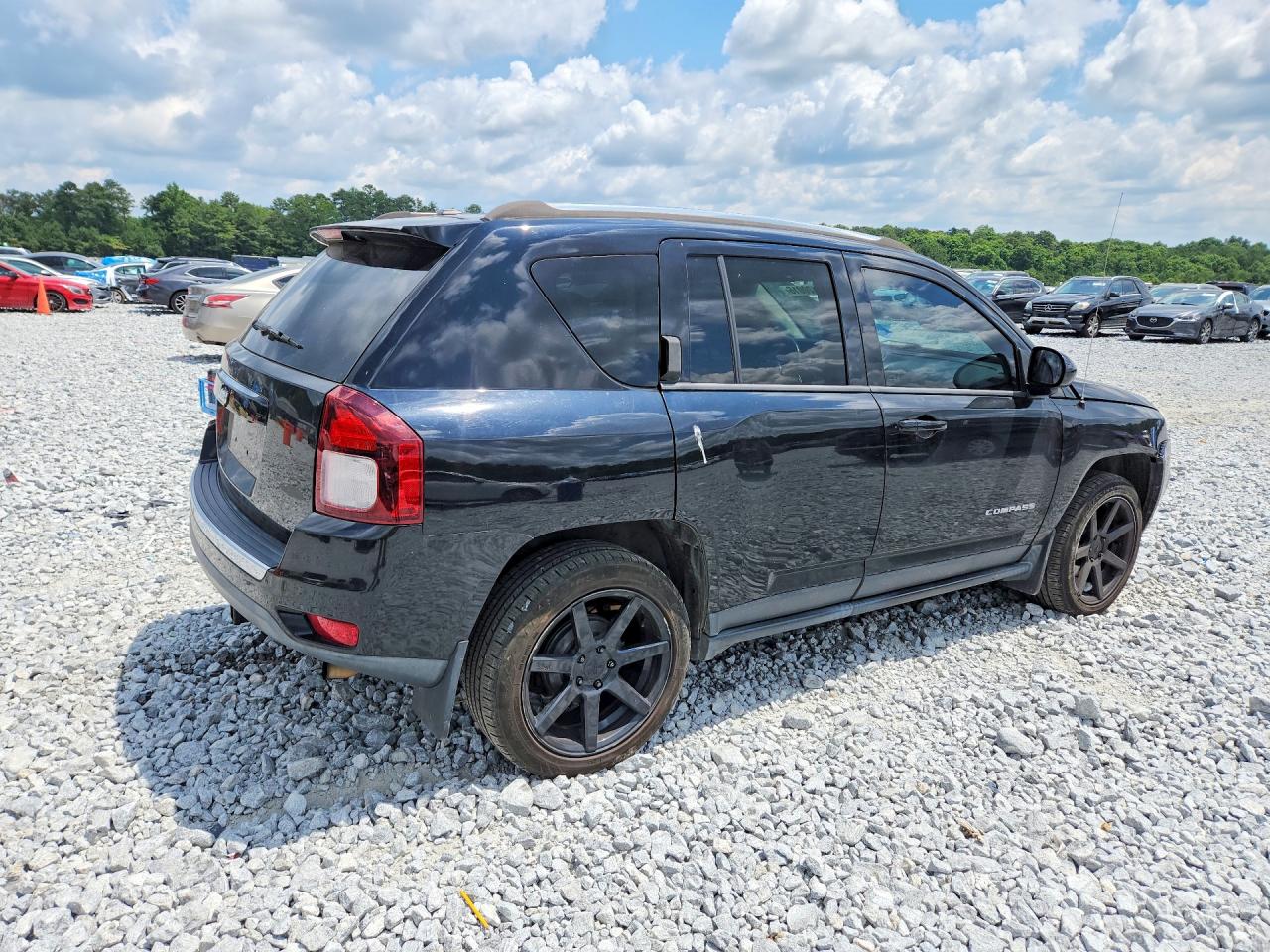 2014 Jeep Compass Latitude Black vin: 1C4NJCEA4ED785693