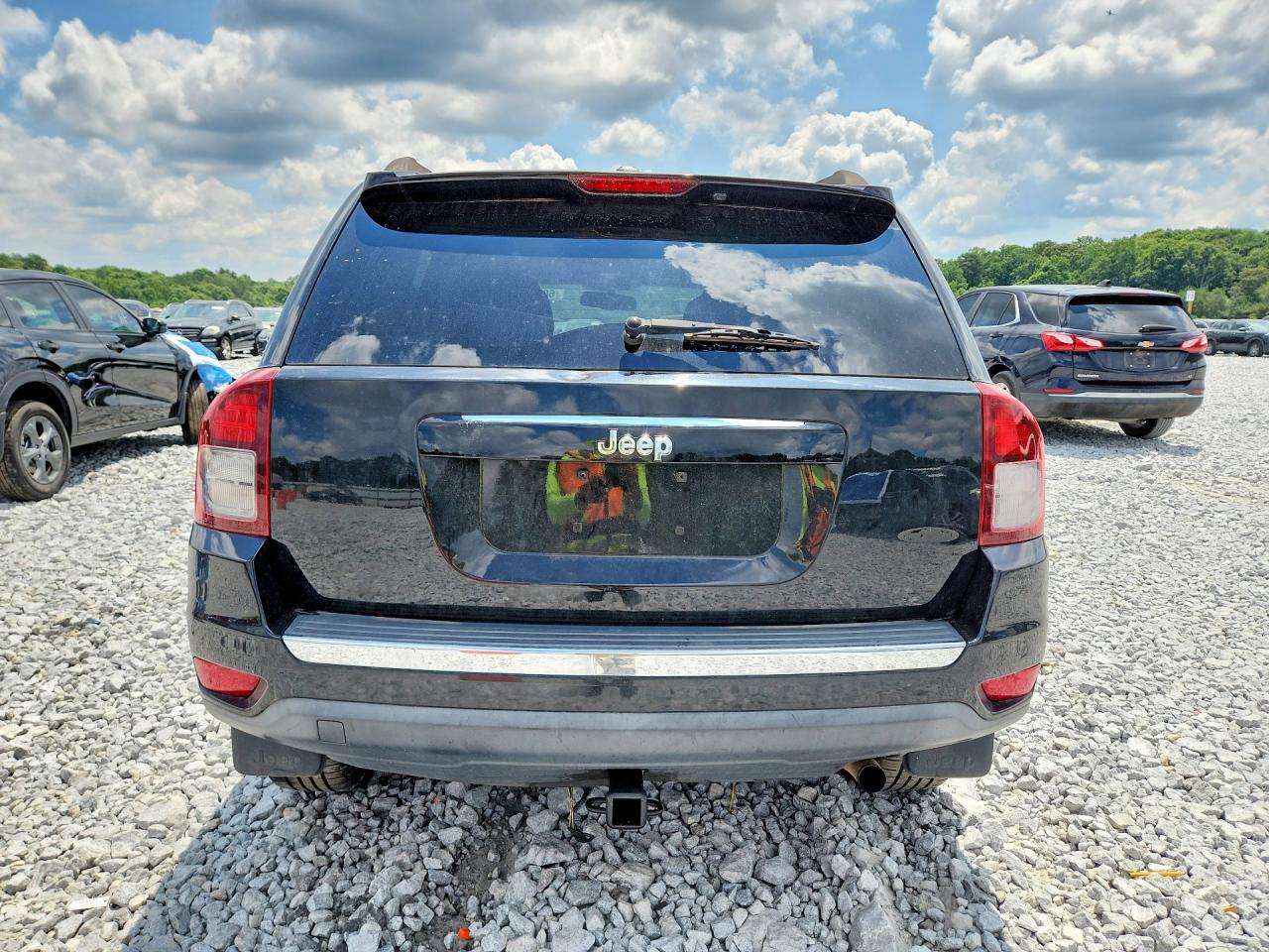 2014 Jeep Compass Latitude Black vin: 1C4NJCEA4ED785693