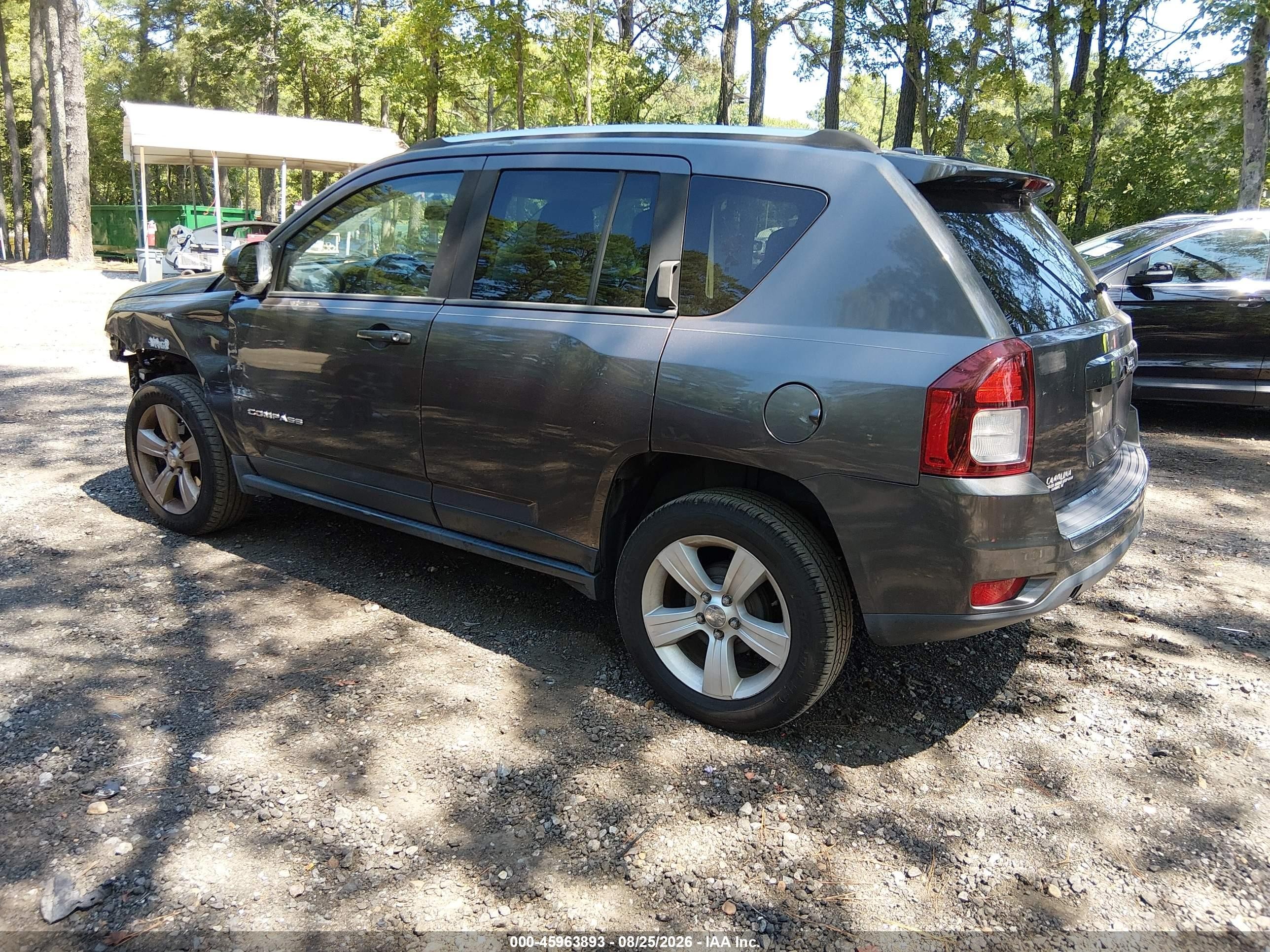 2015 Jeep Compass High Altitude Edition Gray vin: 1C4NJCEA4FD367376