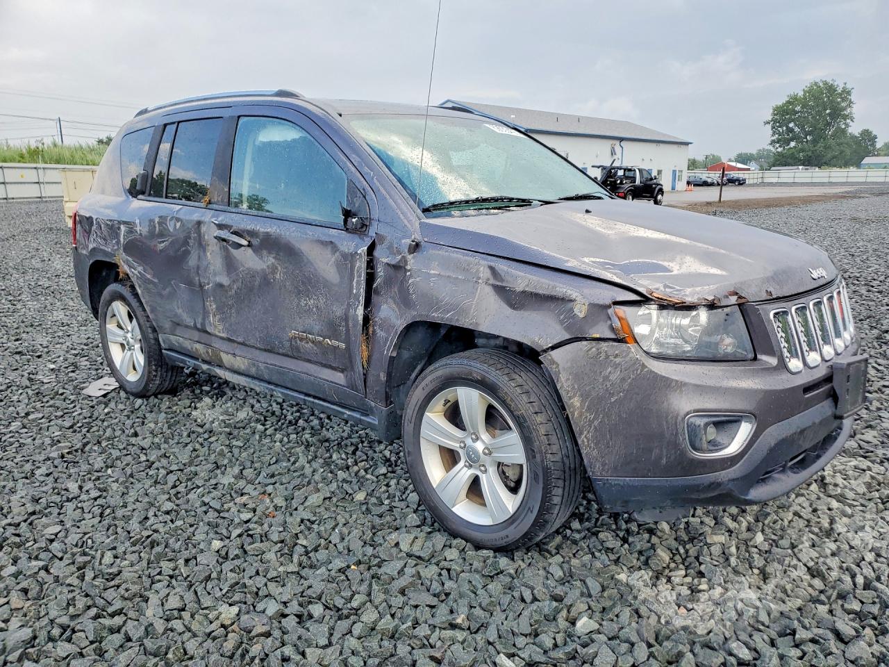 2015 Jeep Compass Latitude Серый vin: 1C4NJCEA4FD414034