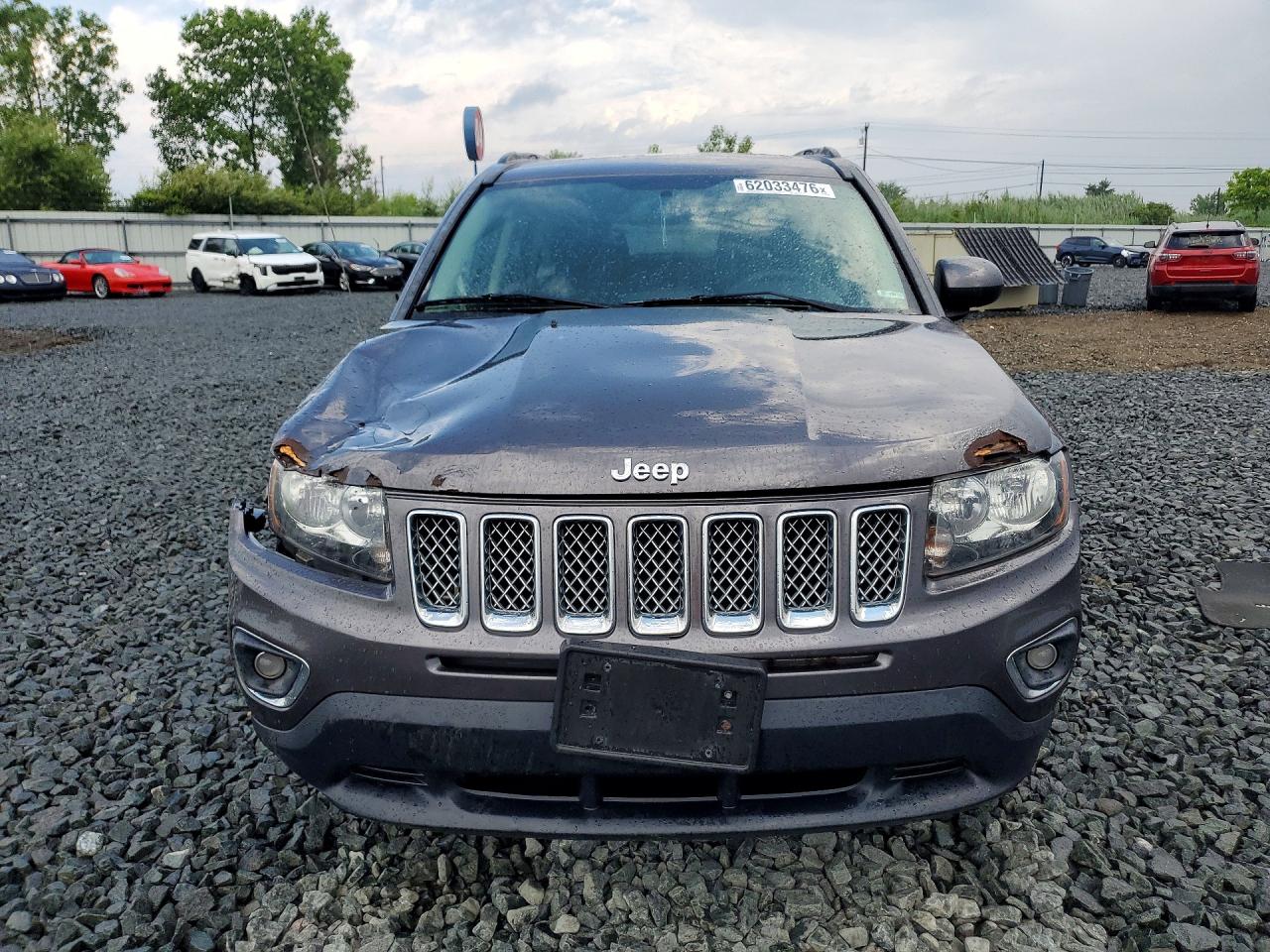 2015 Jeep Compass Latitude Серый vin: 1C4NJCEA4FD414034