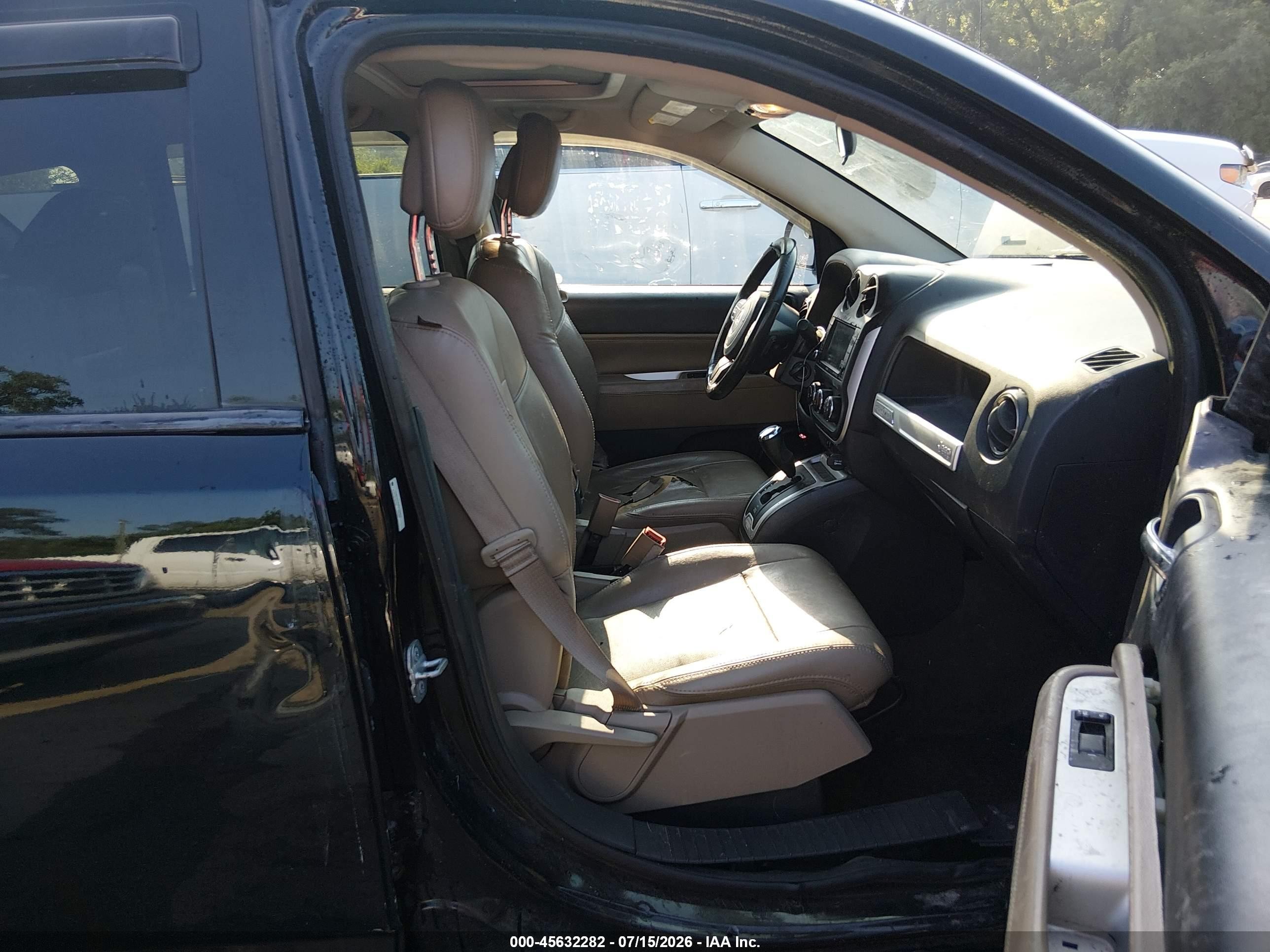2014 Jeep Compass High Altitude Черный vin: 1C4NJCEA5ED729858