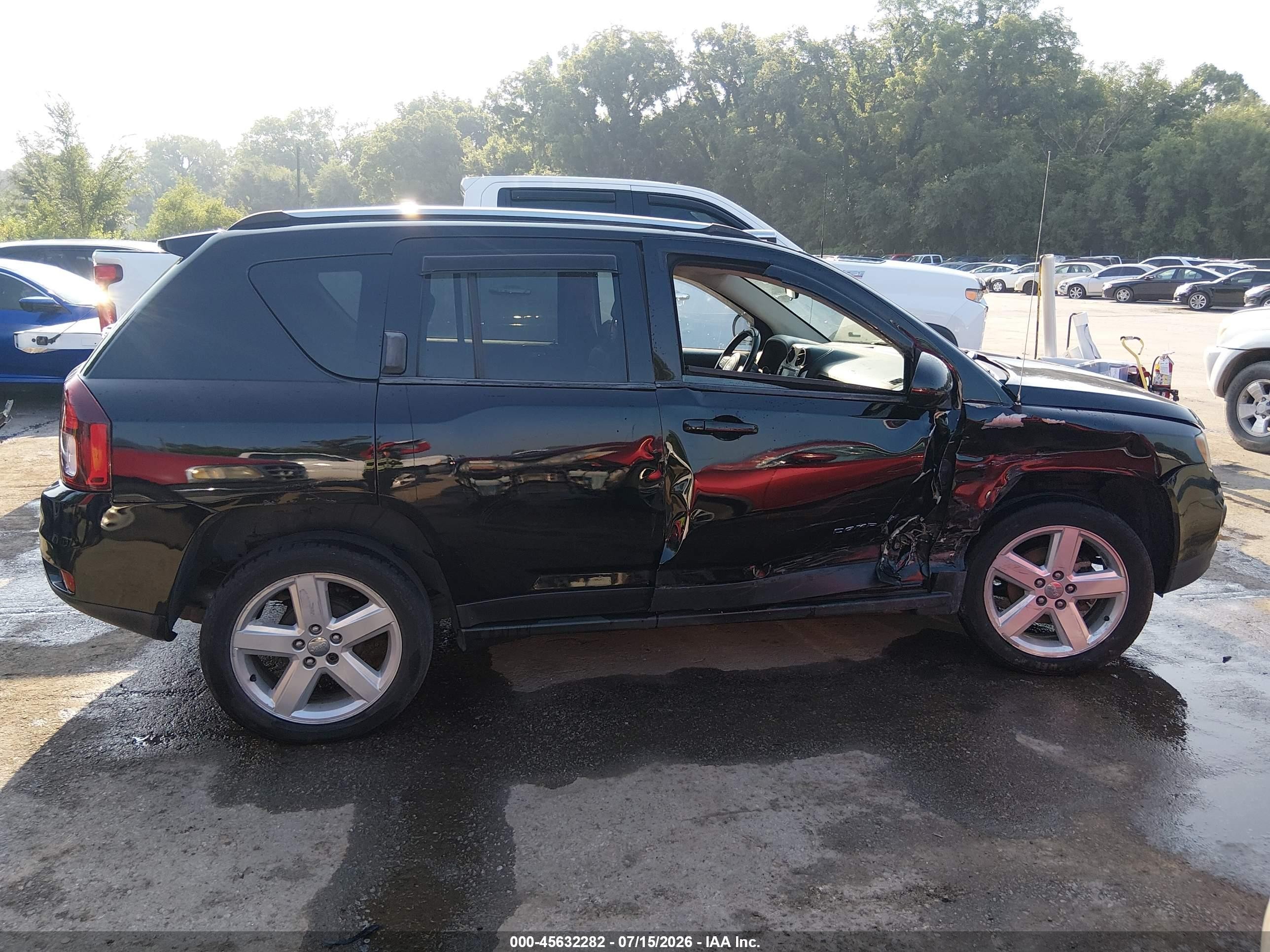2014 Jeep Compass High Altitude Черный vin: 1C4NJCEA5ED729858