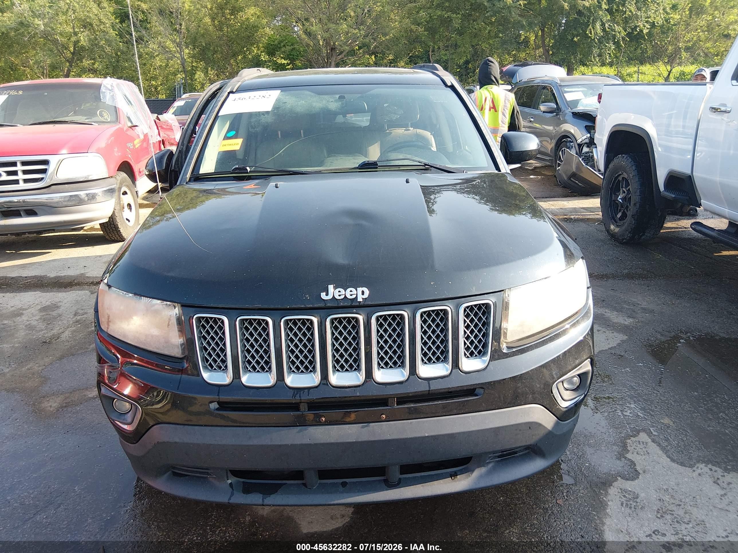 2014 Jeep Compass High Altitude Черный vin: 1C4NJCEA5ED729858