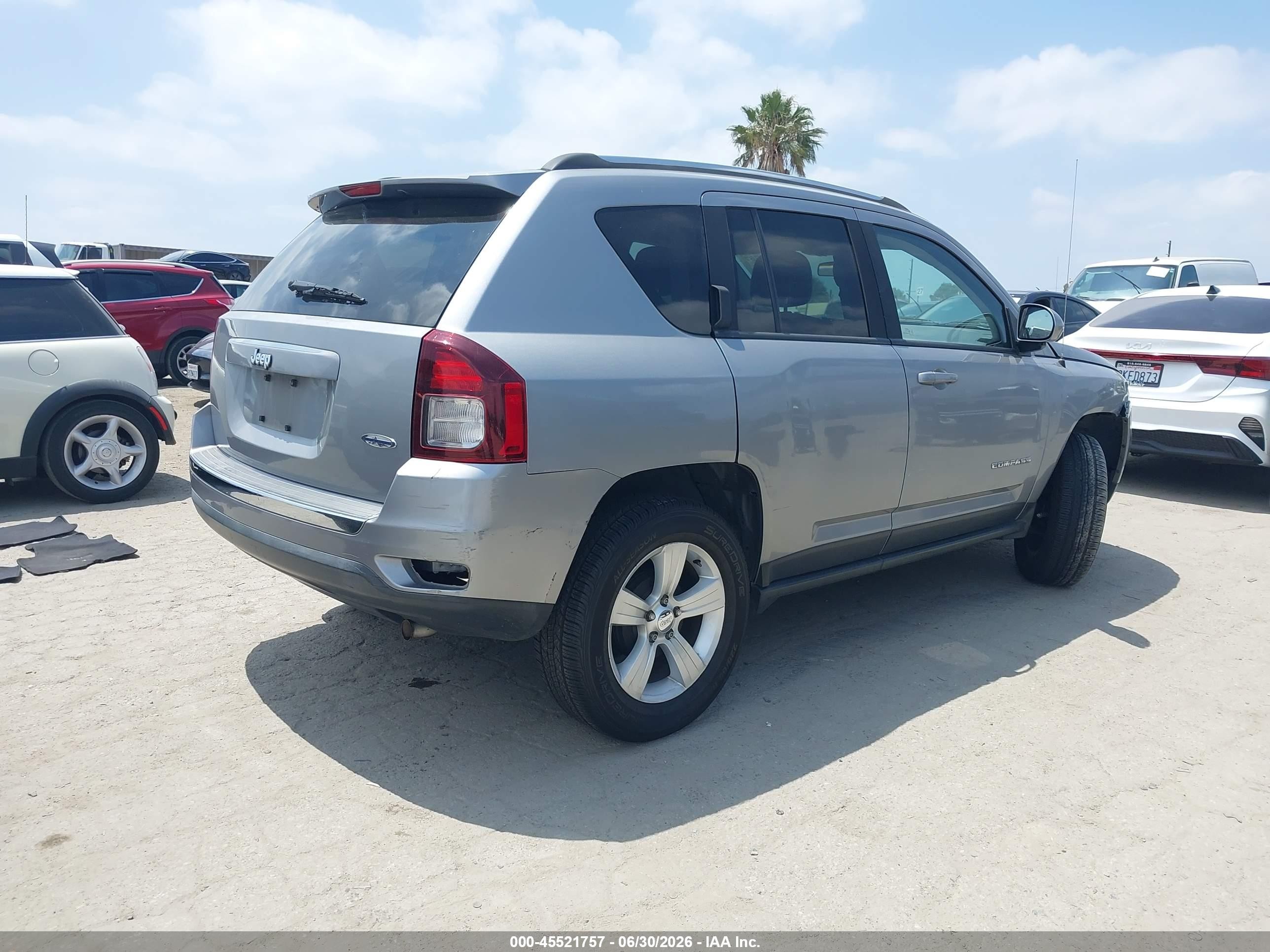 2015 Jeep Compass High Altitude Edition Silver vin: 1C4NJCEA5FD164867