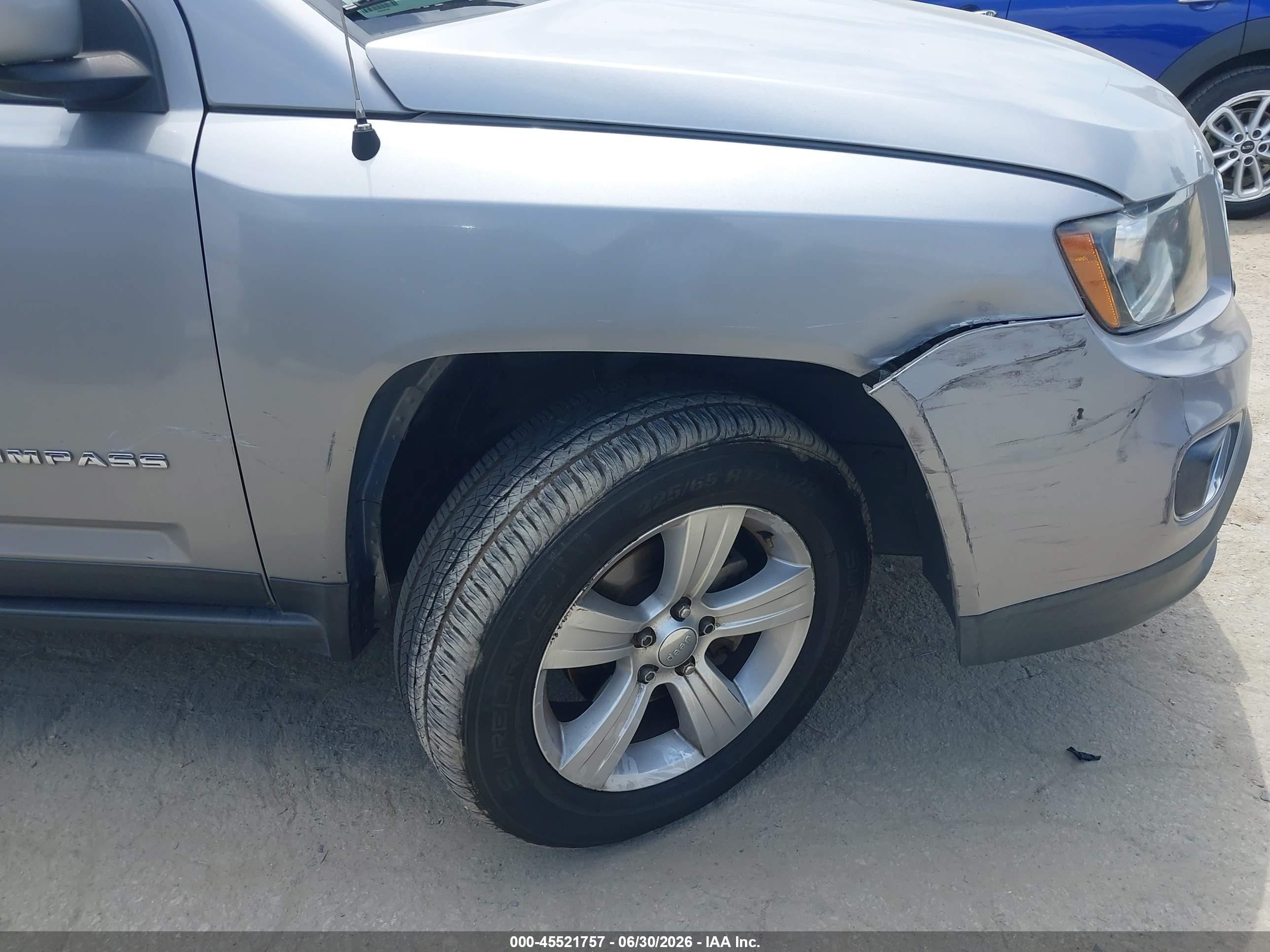 2015 Jeep Compass High Altitude Edition Silver vin: 1C4NJCEA5FD164867