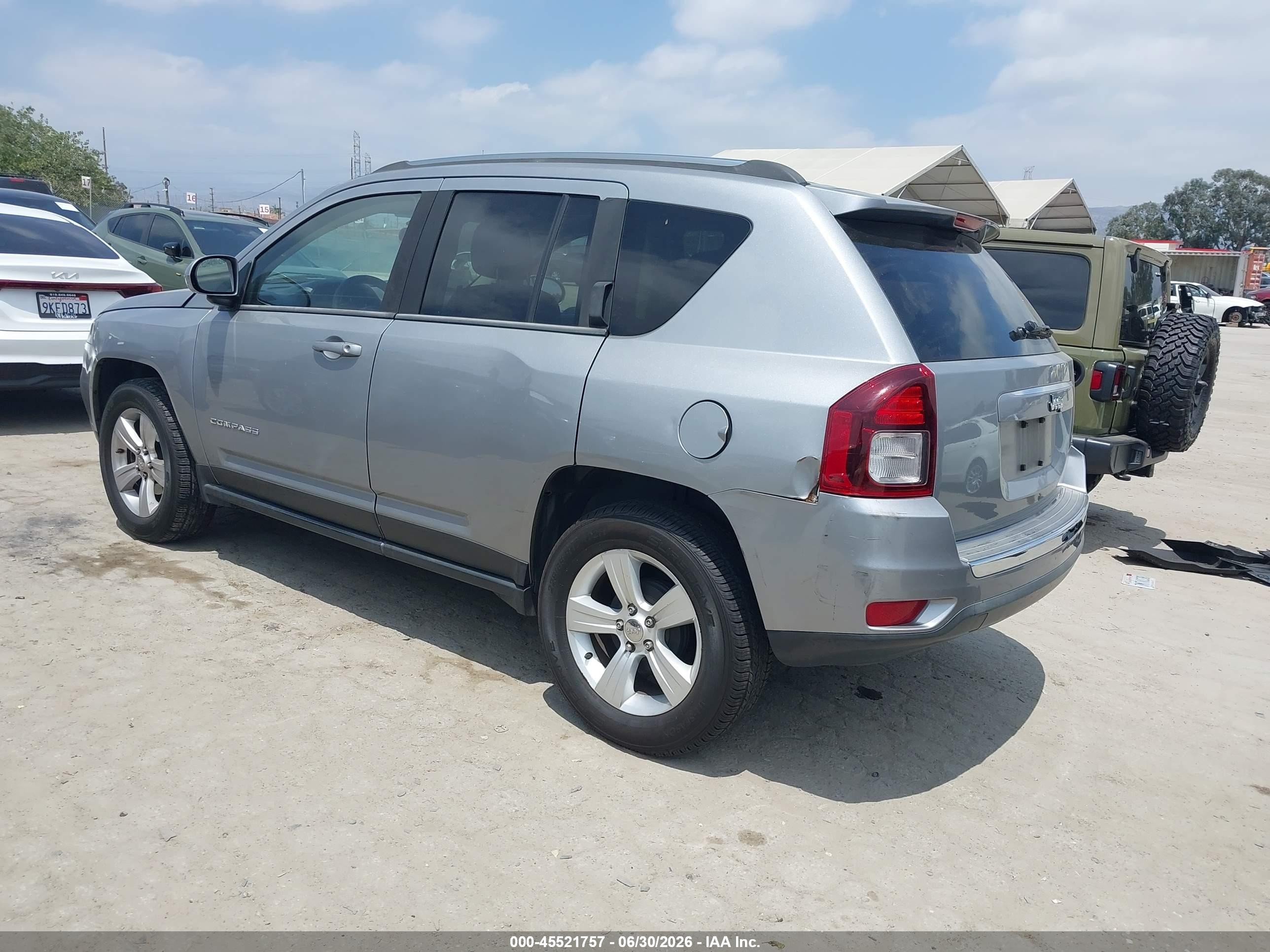 2015 Jeep Compass High Altitude Edition Silver vin: 1C4NJCEA5FD164867