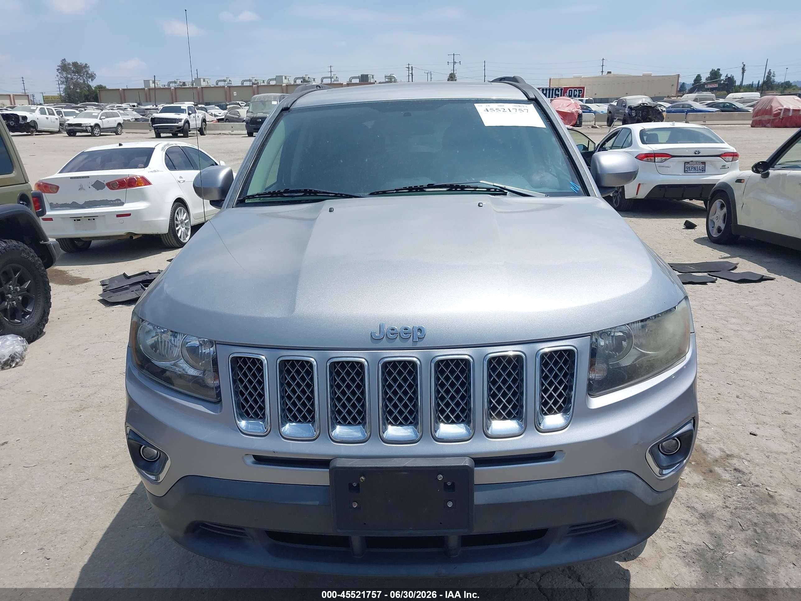 2015 Jeep Compass High Altitude Edition Silver vin: 1C4NJCEA5FD164867