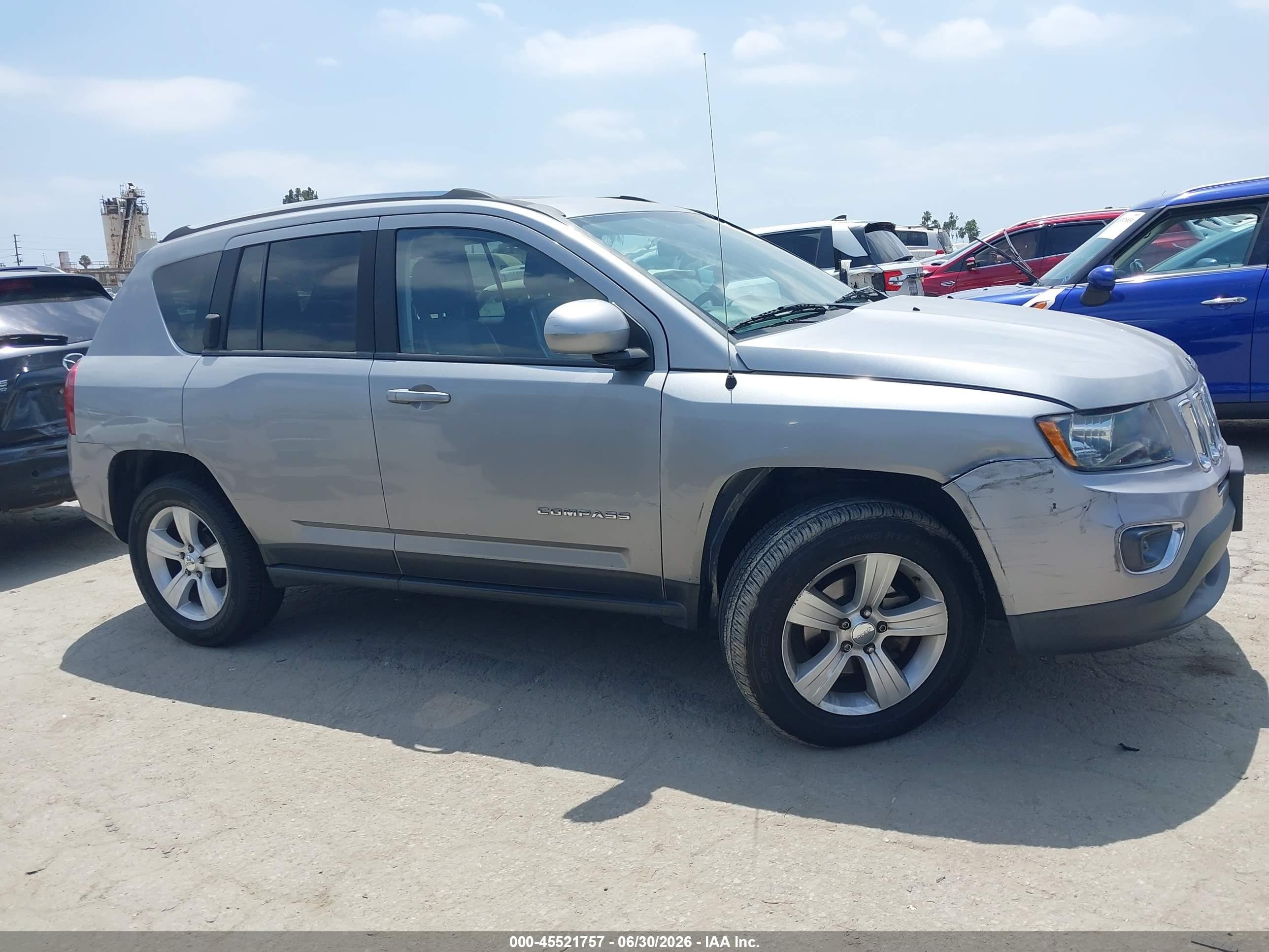 2015 Jeep Compass High Altitude Edition Silver vin: 1C4NJCEA5FD164867