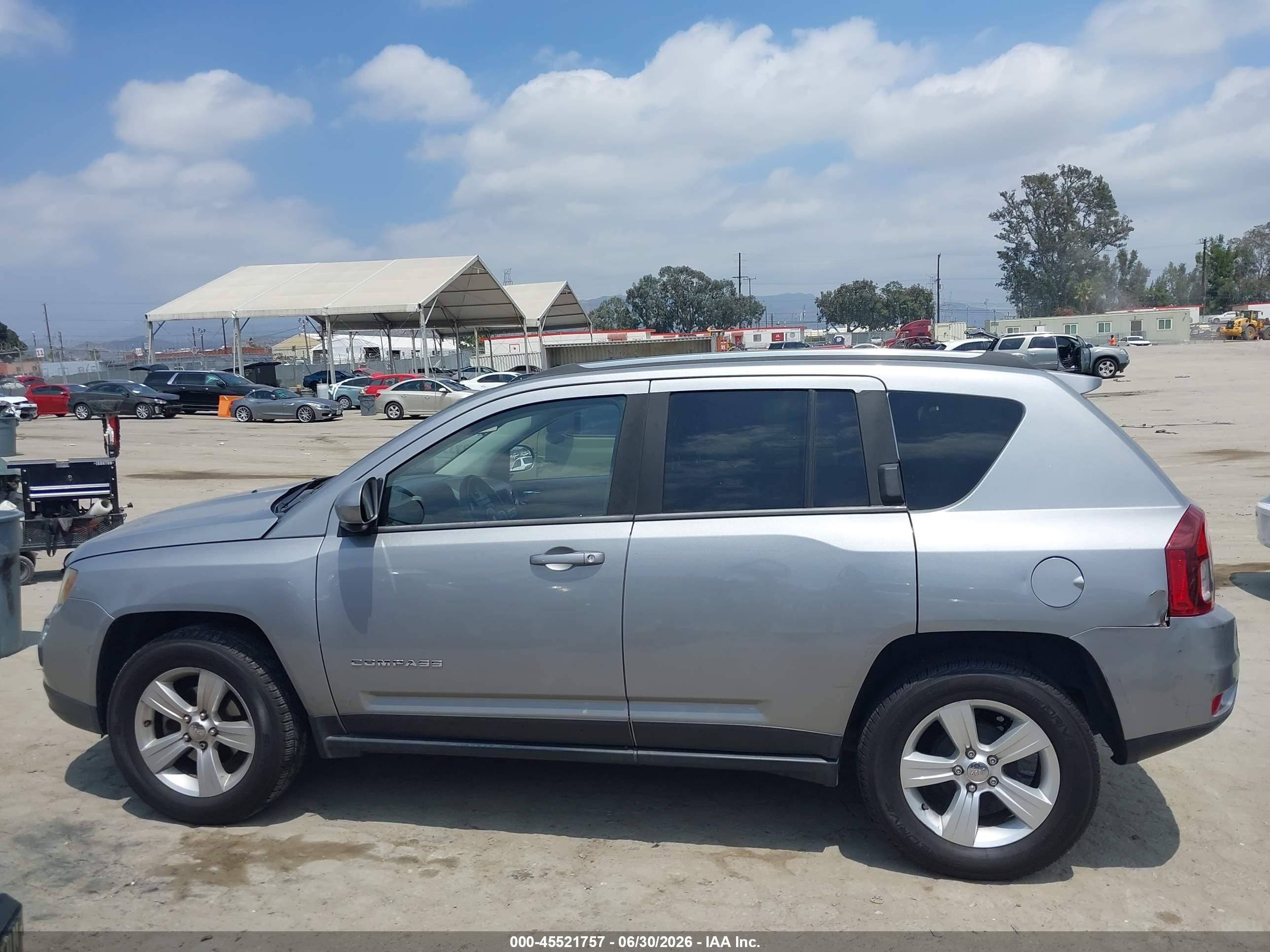 2015 Jeep Compass High Altitude Edition Silver vin: 1C4NJCEA5FD164867